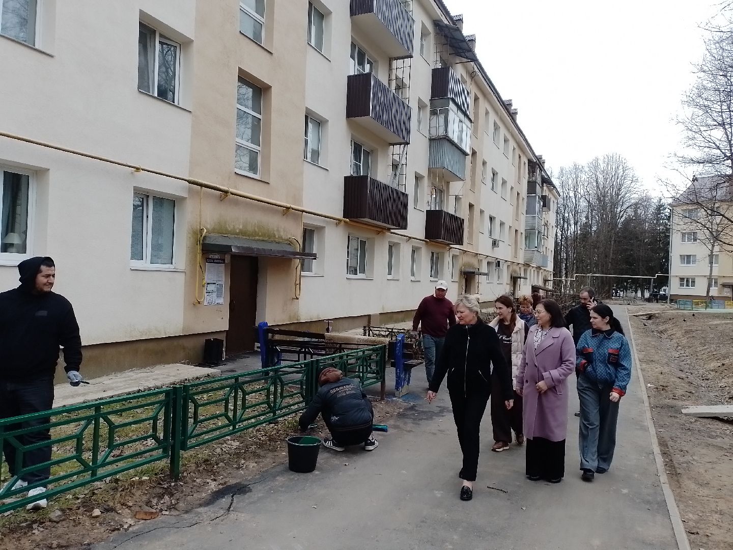 благоустройство, городской округ восход, обход территории, контроль выполнения работ,