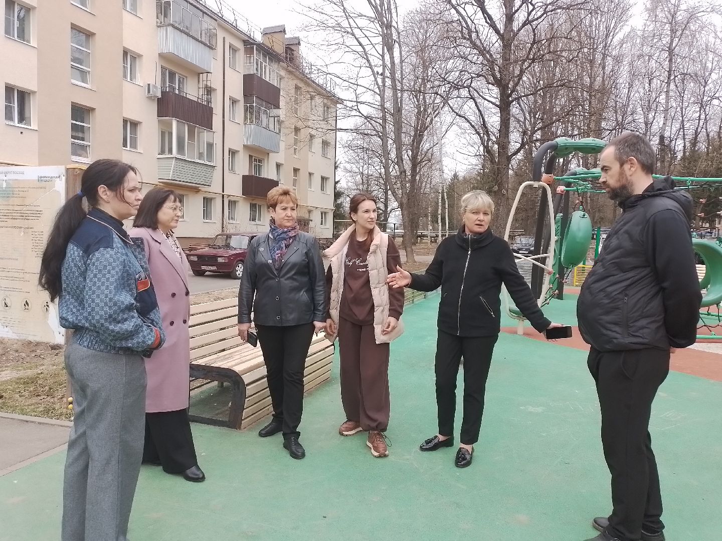 благоустройство, городской округ восход, обход территории, контроль выполнения работ,