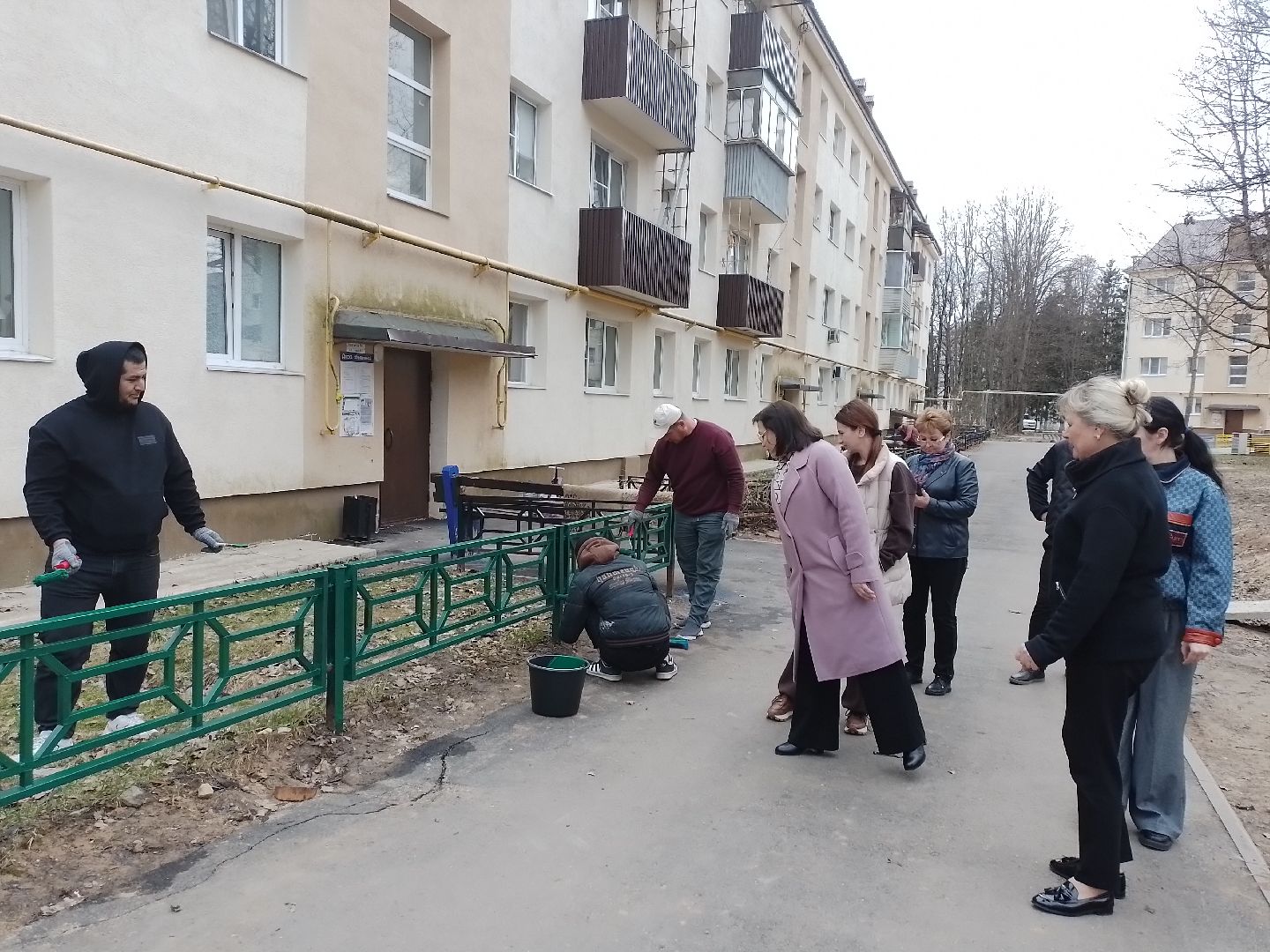 благоустройство, городской округ восход, обход территории, контроль выполнения работ,