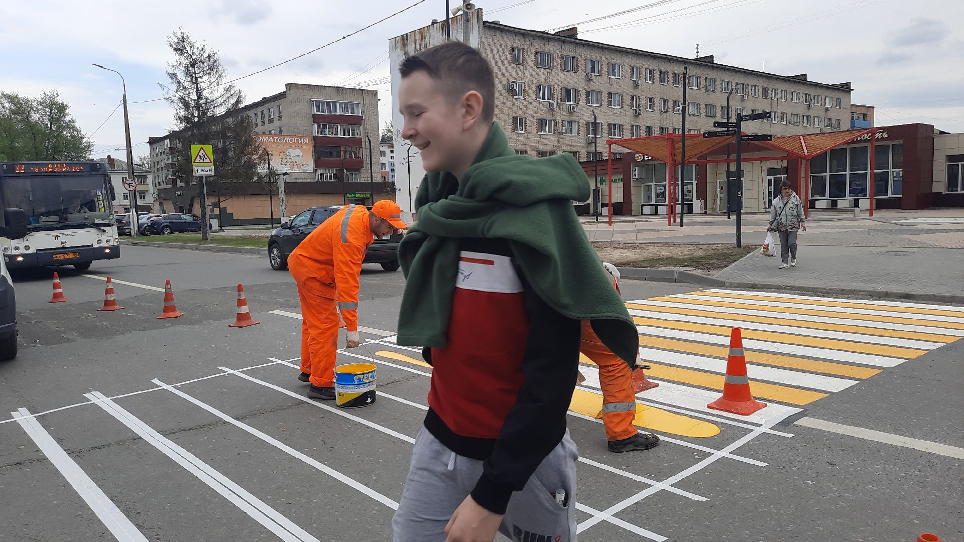 Шатура, Бульвар мира, пешеходный переход