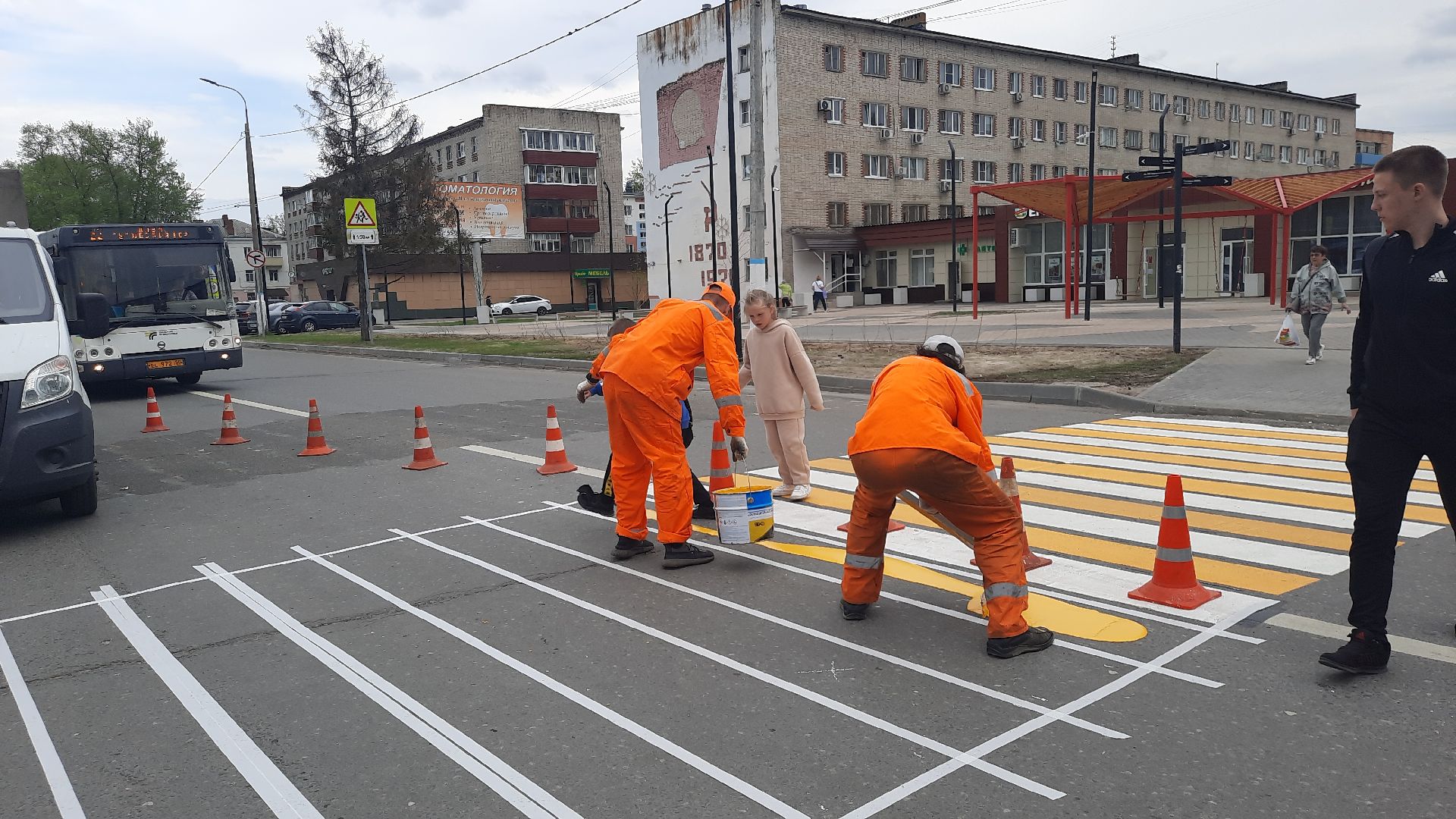Шатура, Бульвар мира, пешеходный переход
