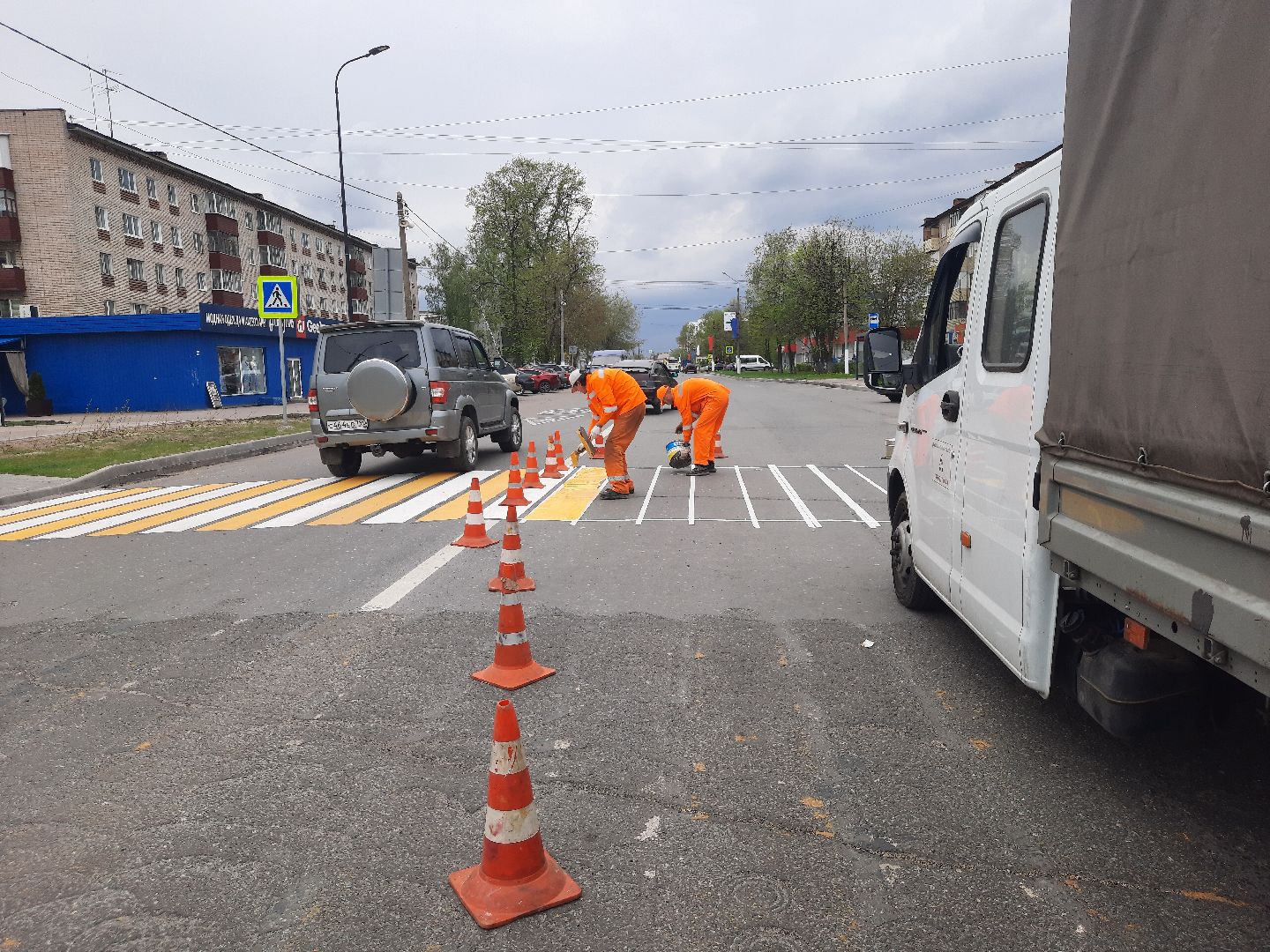 Шатура, Бульвар мира, пешеходный переход