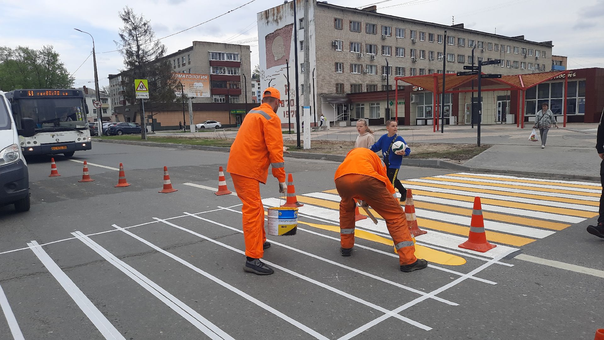 Шатура, Бульвар мира, пешеходный переход