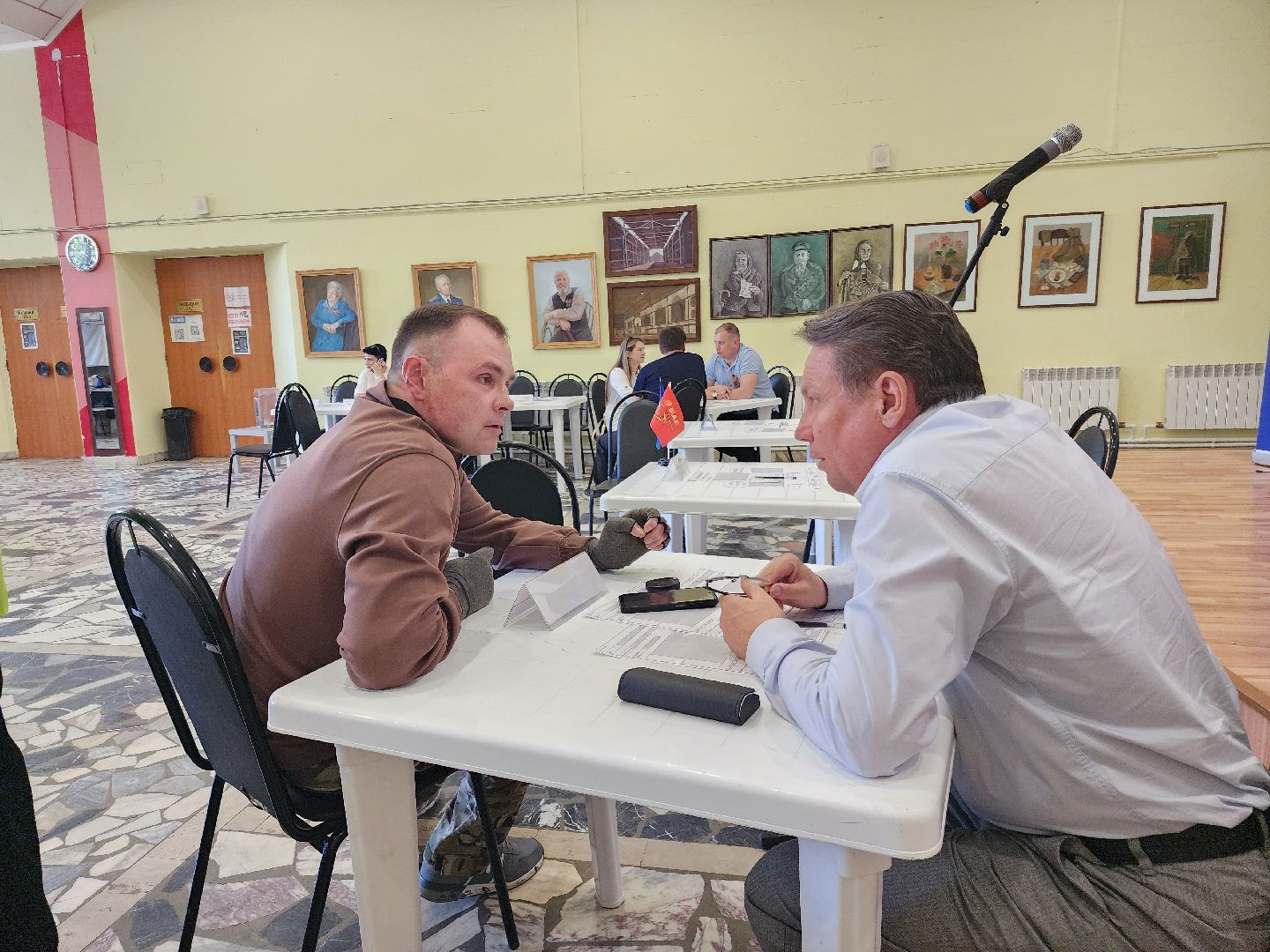 Зарайск, Выездная администрация, встреча с семьями участников сво, Встреча с ветеранами СВО,