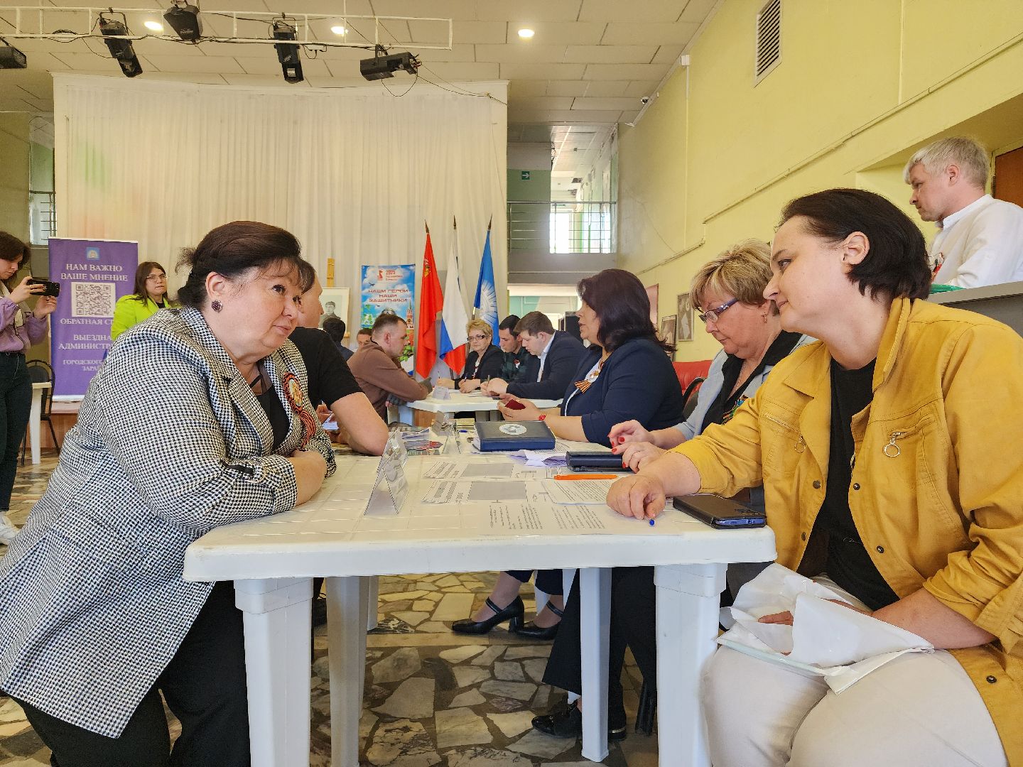 Зарайск, Выездная администрация, встреча с семьями участников сво, Встреча с ветеранами СВО,