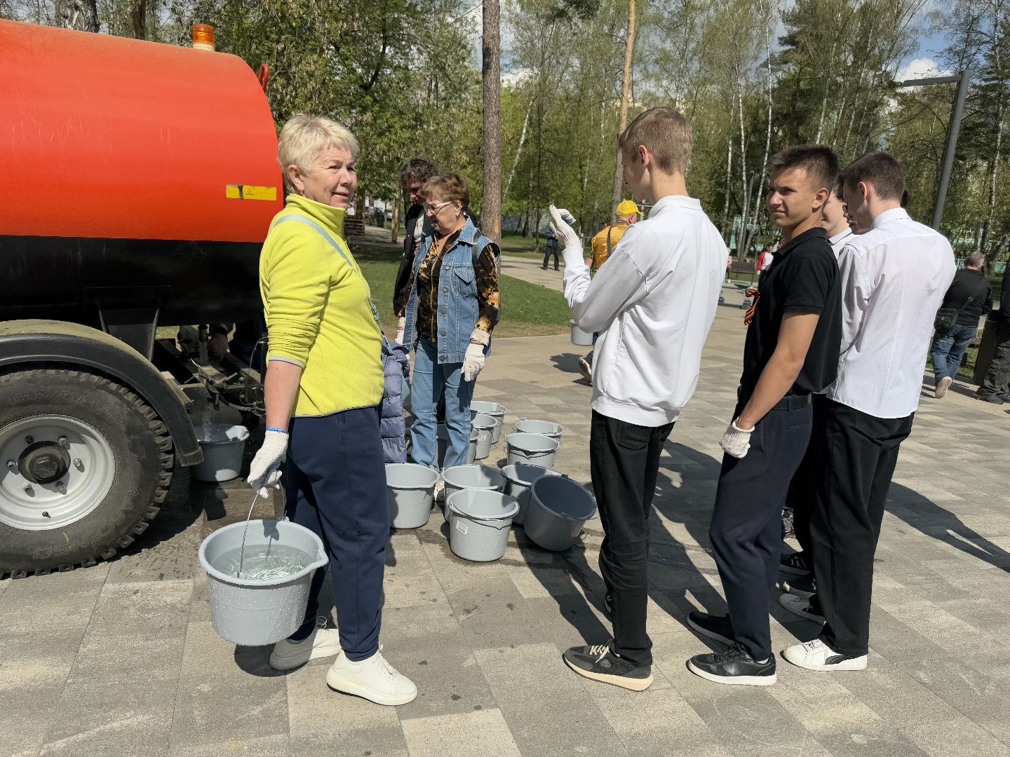 80 лет победы, субботник, балашиха,