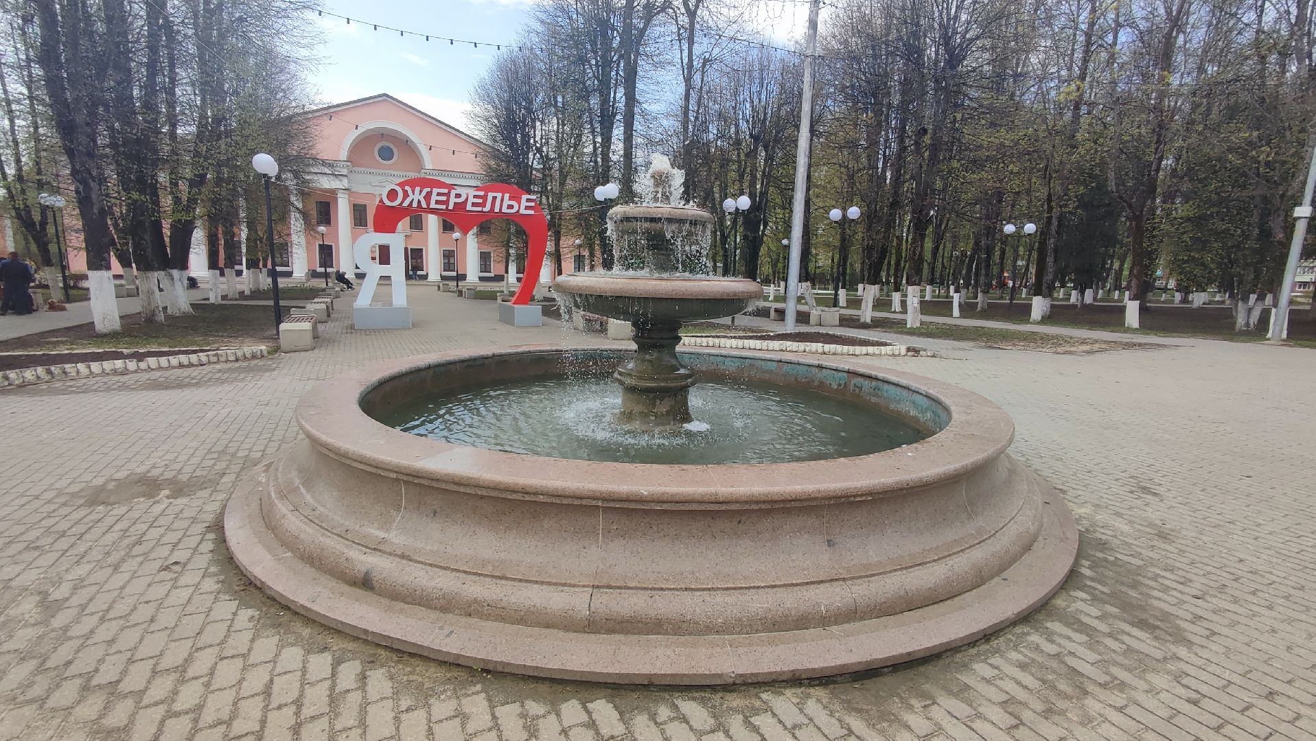 Кашира, фонтан, Ожерелье, благоустройство