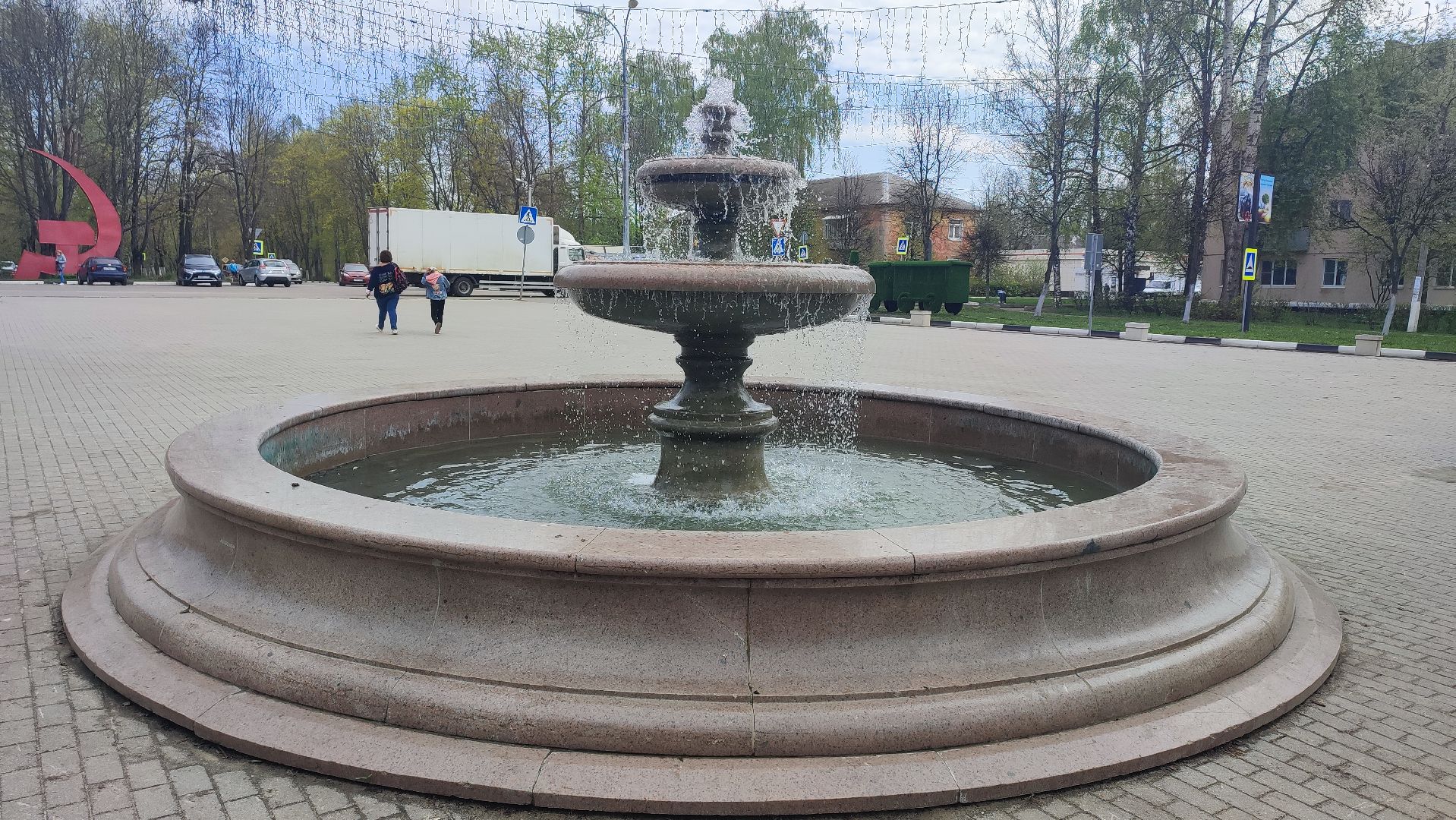 Кашира, фонтан, Ожерелье, благоустройство