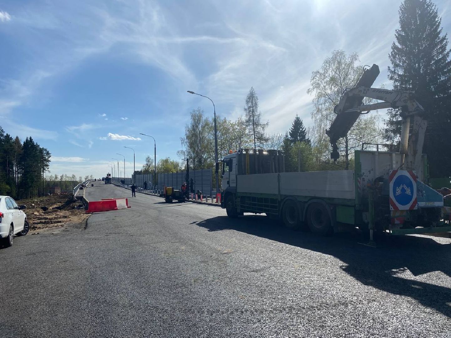 путепровод в аникеевке, Строительство путепровода,