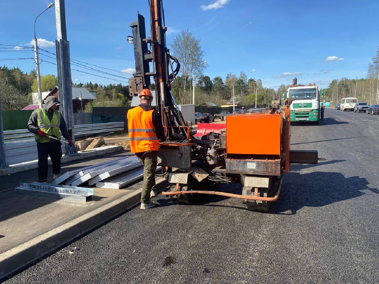 путепровод в аникеевке, Строительство путепровода,