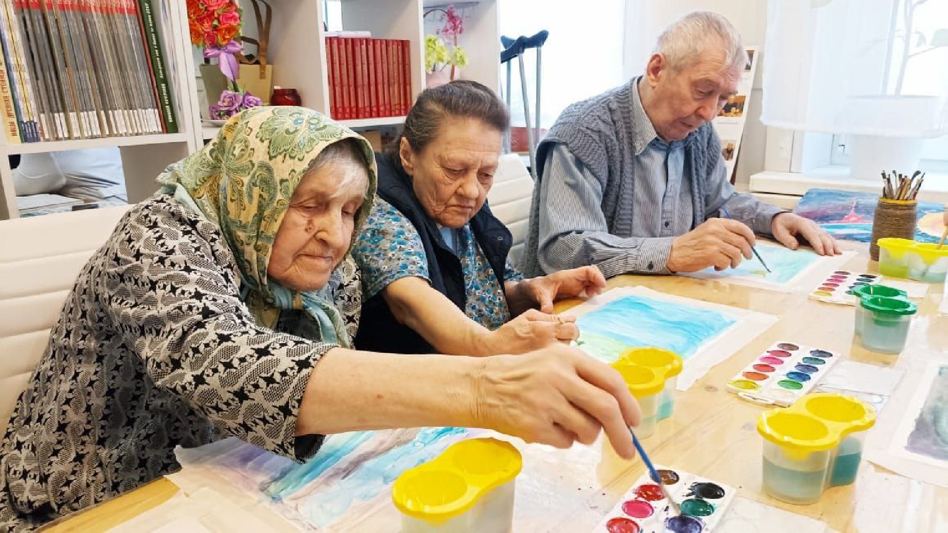 ивантеевка, интернат, пожилые люди, нежный бизнес, волонтерская помощь, подарки, музыкальный вечер,