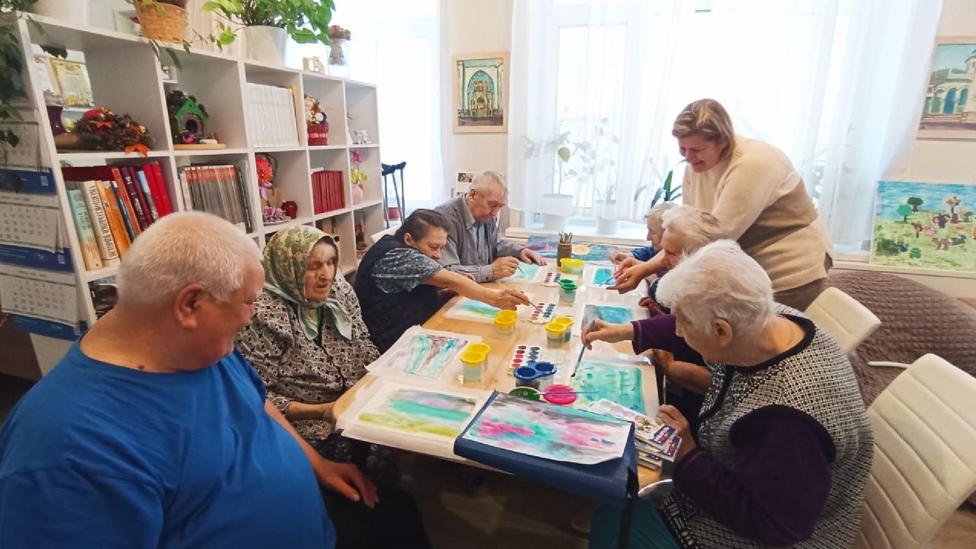 ивантеевка, интернат, пожилые люди, нежный бизнес, волонтерская помощь, подарки, музыкальный вечер,