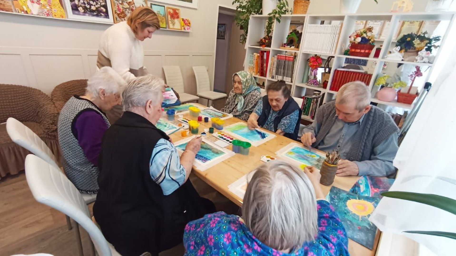 ивантеевка, интернат, пожилые люди, нежный бизнес, волонтерская помощь, подарки, музыкальный вечер,