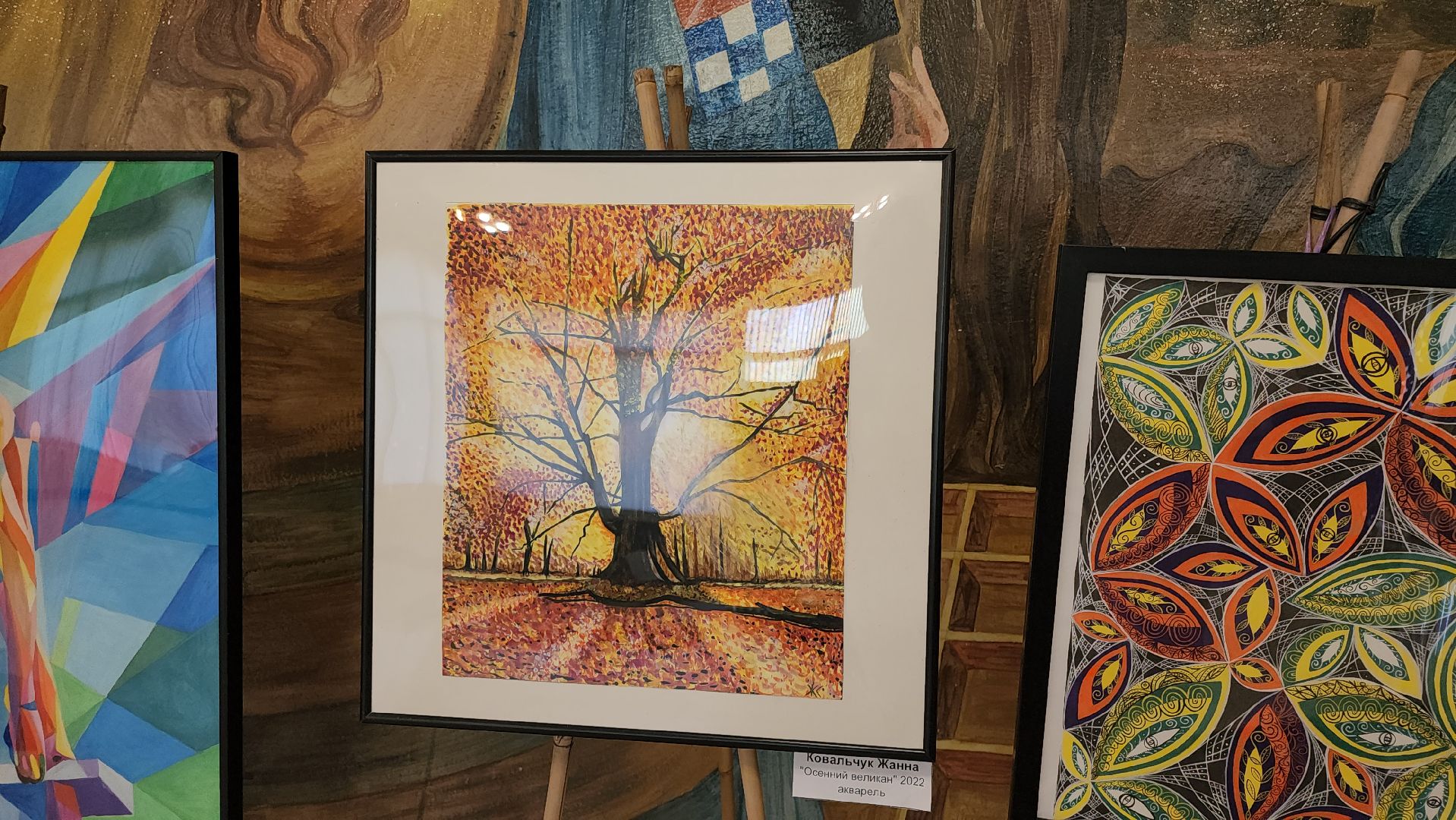 кашира, кашира-8, выставка картин, мезенская роспись, орнаменталика, искусство,