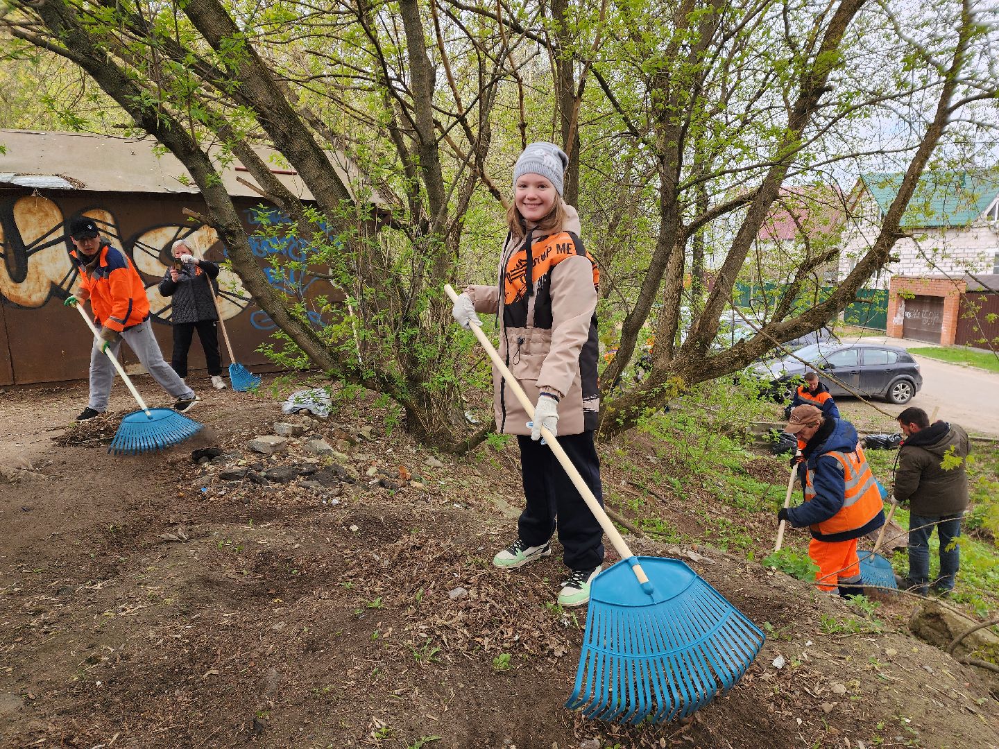красноармейск, городской округ пушкинский, субботник, уборка города,