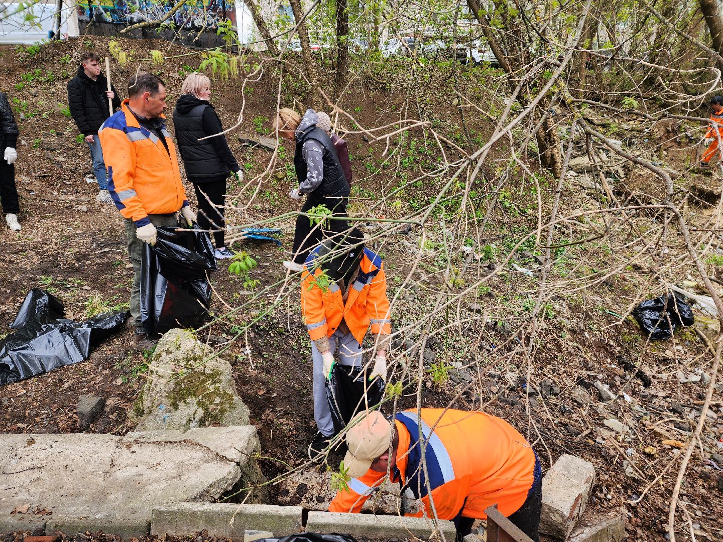 красноармейск, городской округ пушкинский, субботник, уборка города,