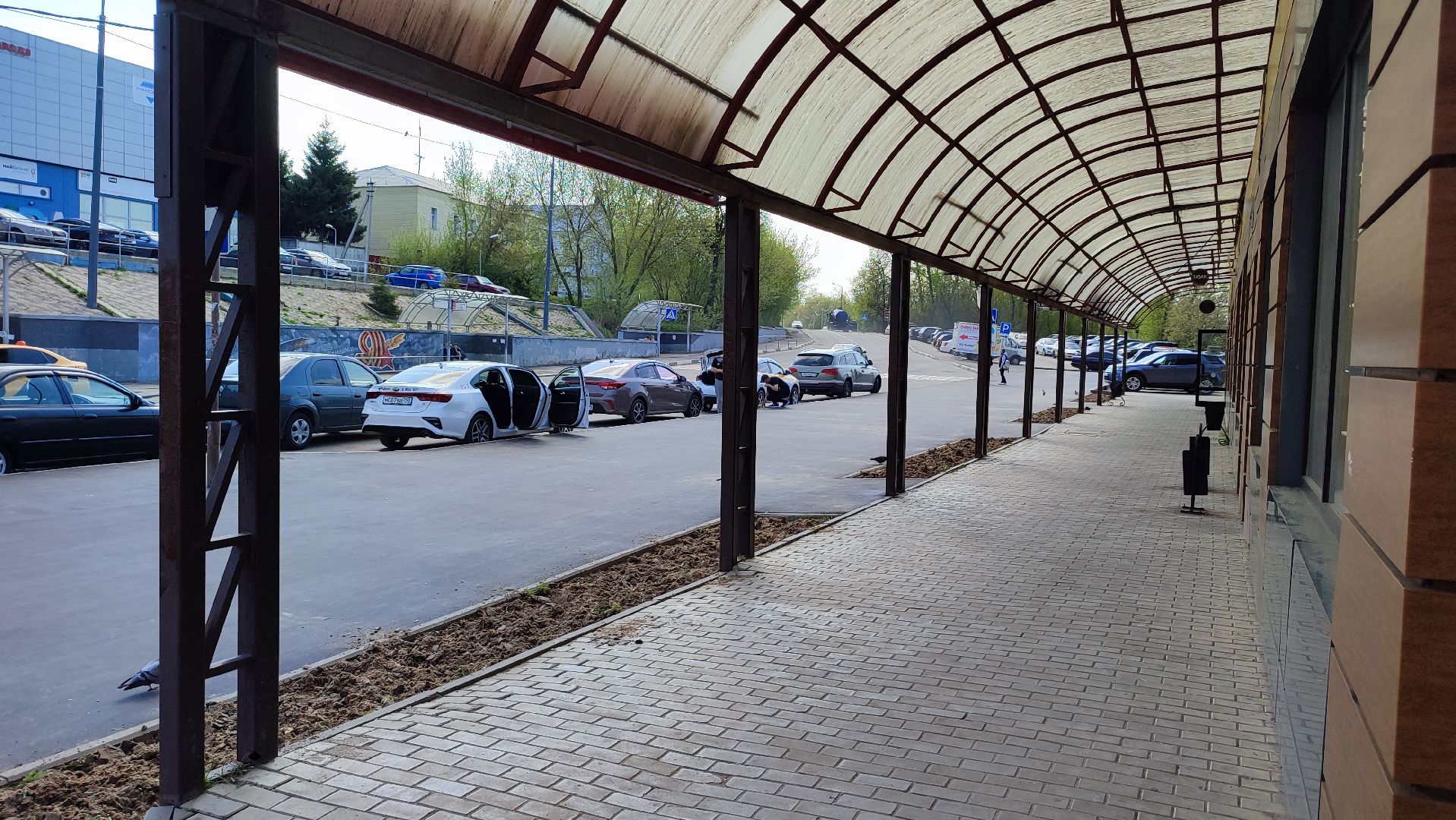 Кашира, вокзал, площадь, железная дорога, асфальт