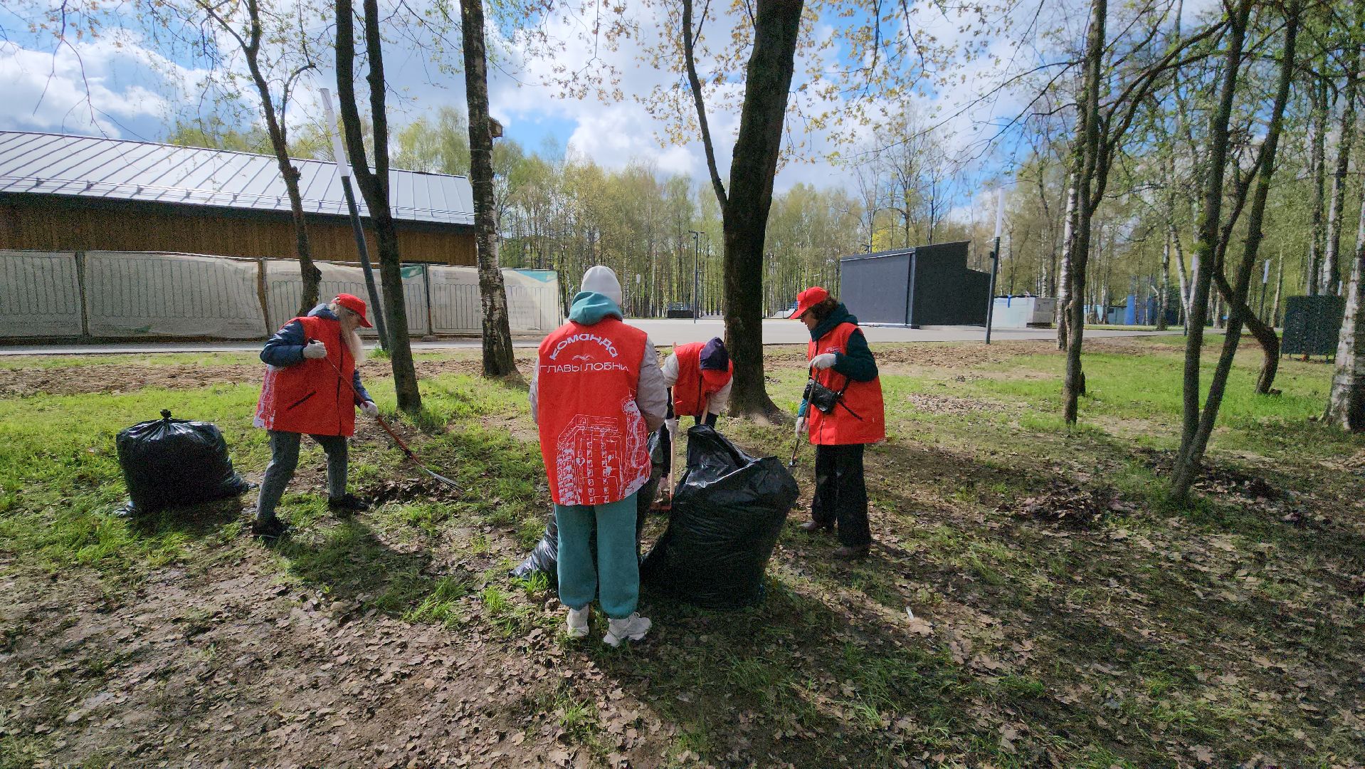 Субботник , Лобня, Центральный парк ,