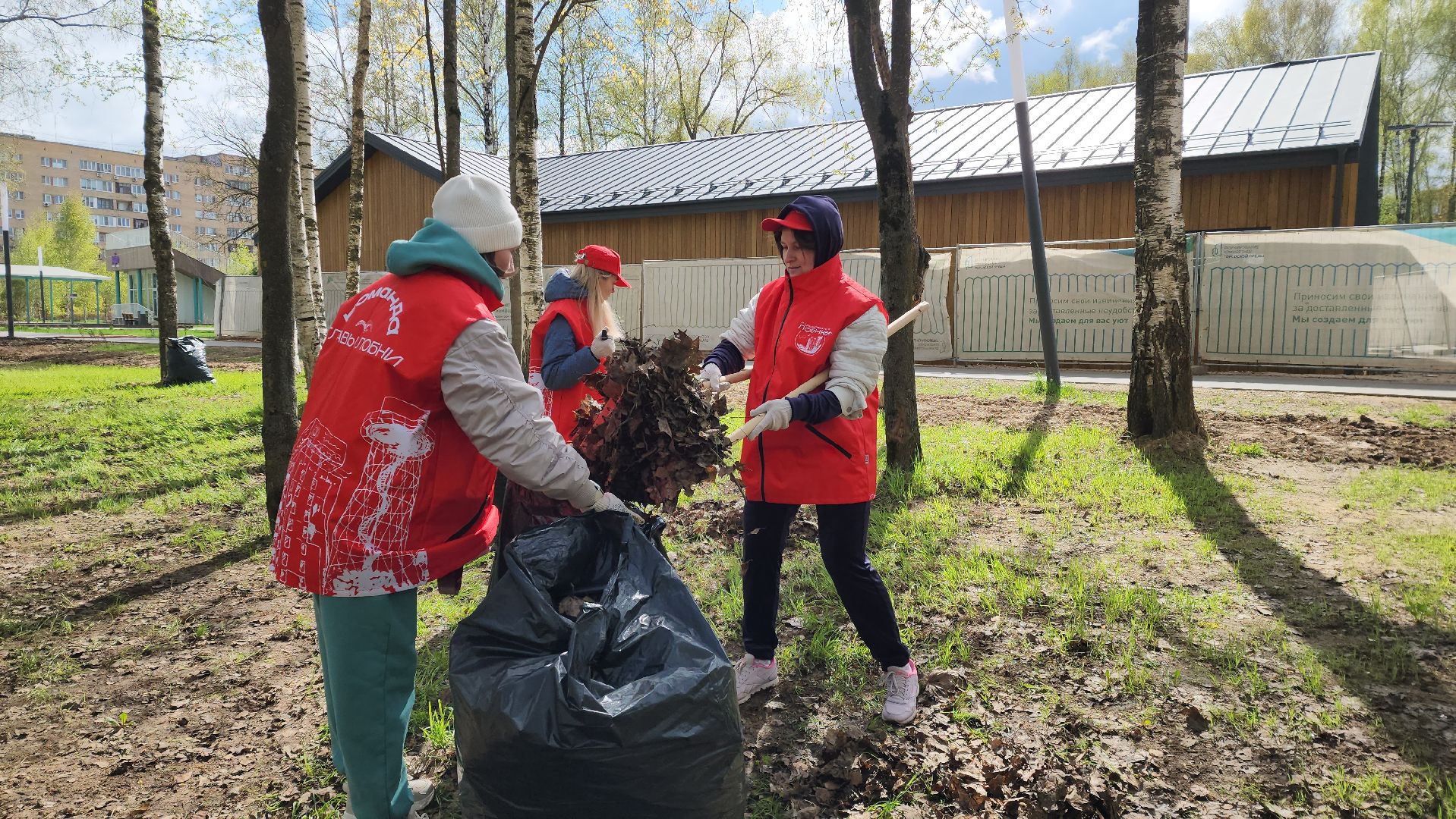 Субботник , Лобня, Центральный парк ,
