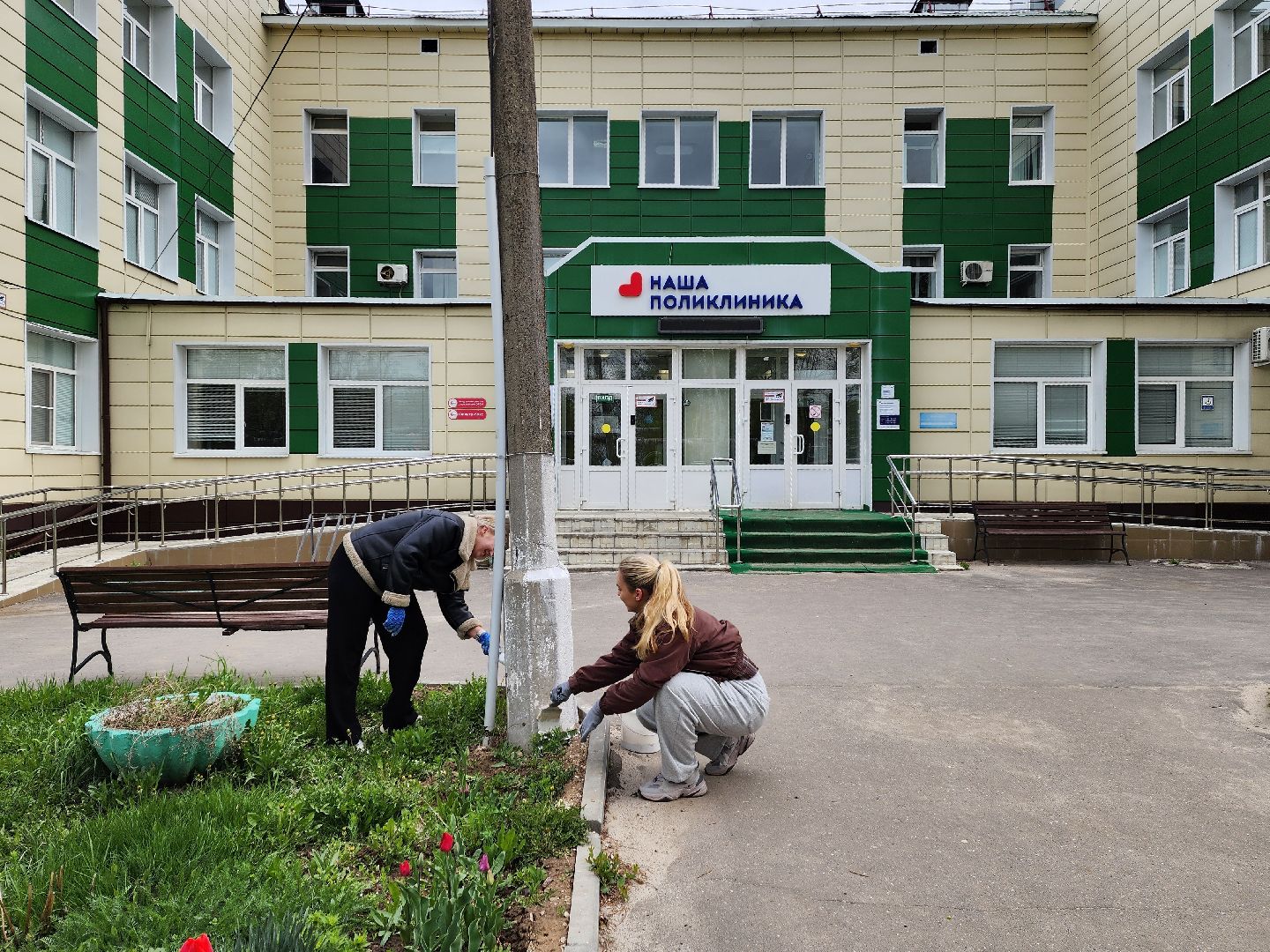 луховицы, луховицкая больница, всероссийский субботник, благоустровйство,