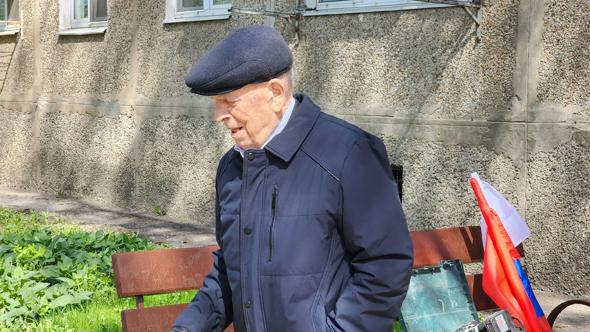 информационная табличка, ветеран вов, день победы, старая купавна, богородский городской округ,