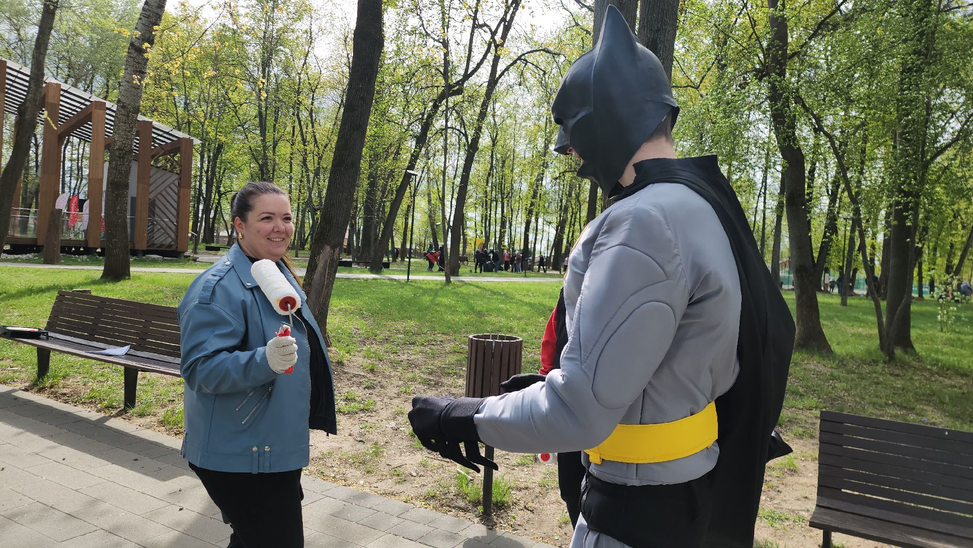 серпухов, подмосковье, областной субботник, бэтмен,