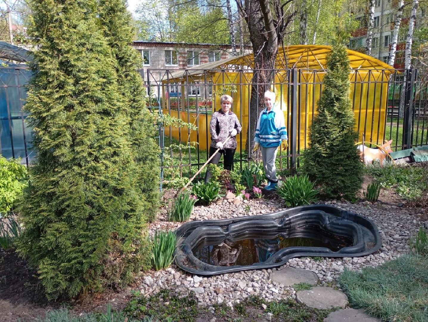 субботник, реутов, дети, уборка, детсад,