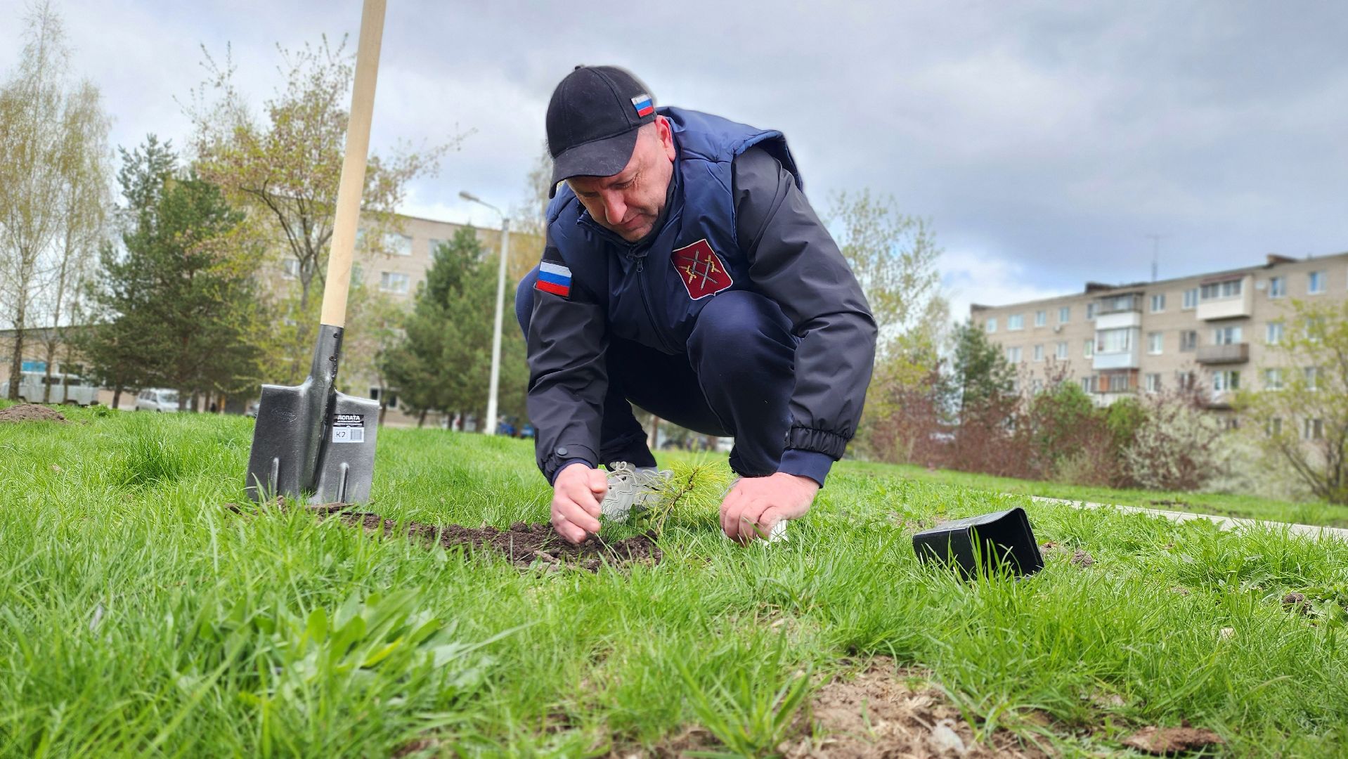 Руза, Посадка кедров, колюбакино,  сквер солнышко, всероссийский субботник,