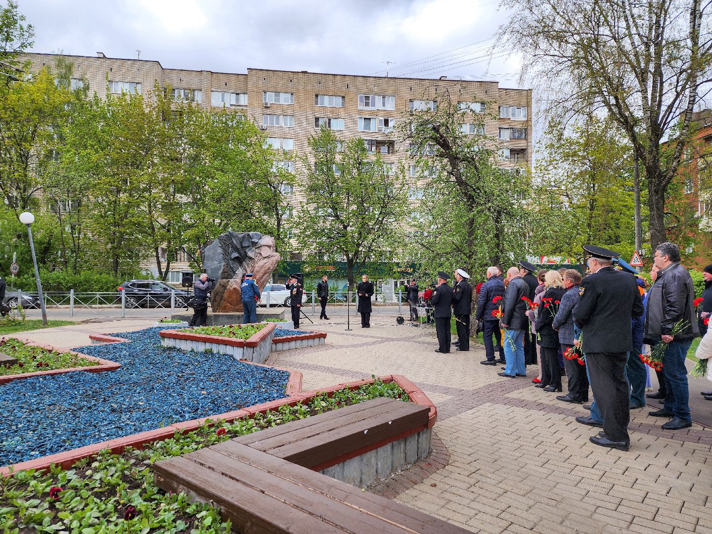 Подольск, чернобыльская катастрофа, возложение цветов,
