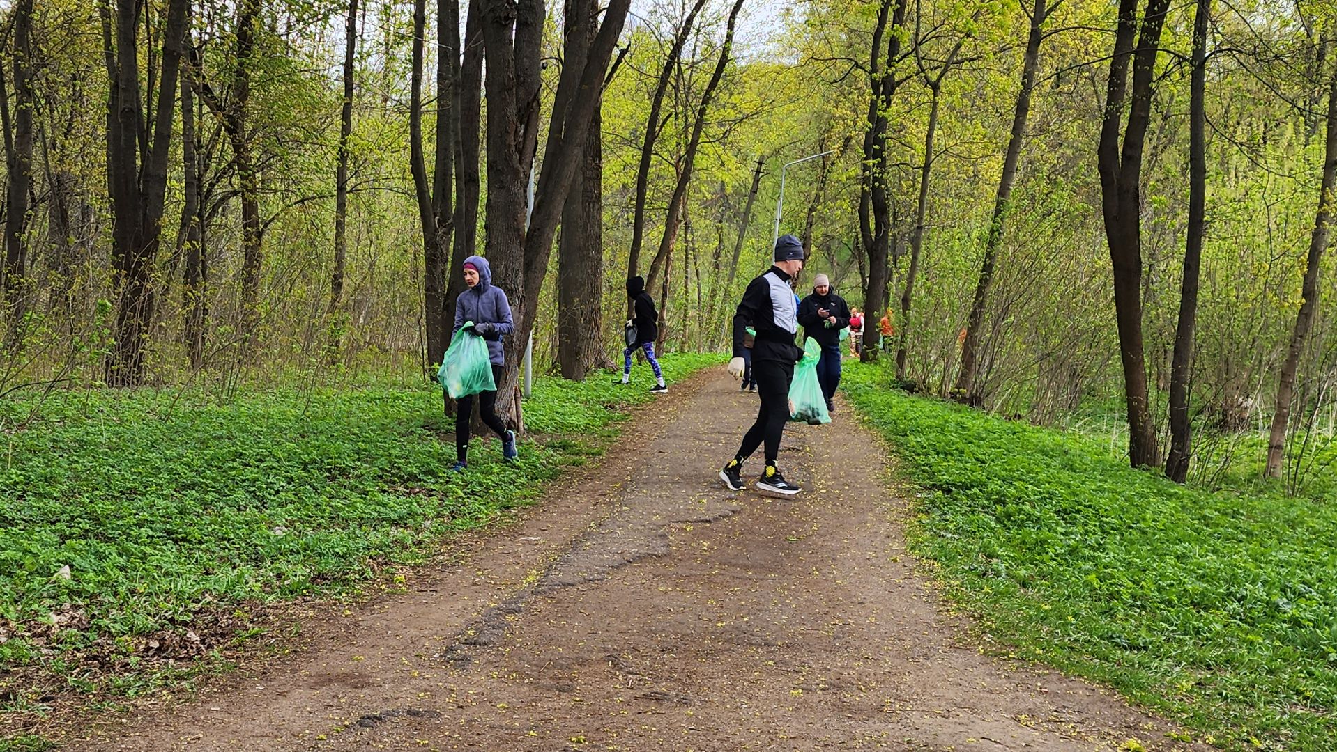 истра, субботник, плоггинг,  бег в парке,