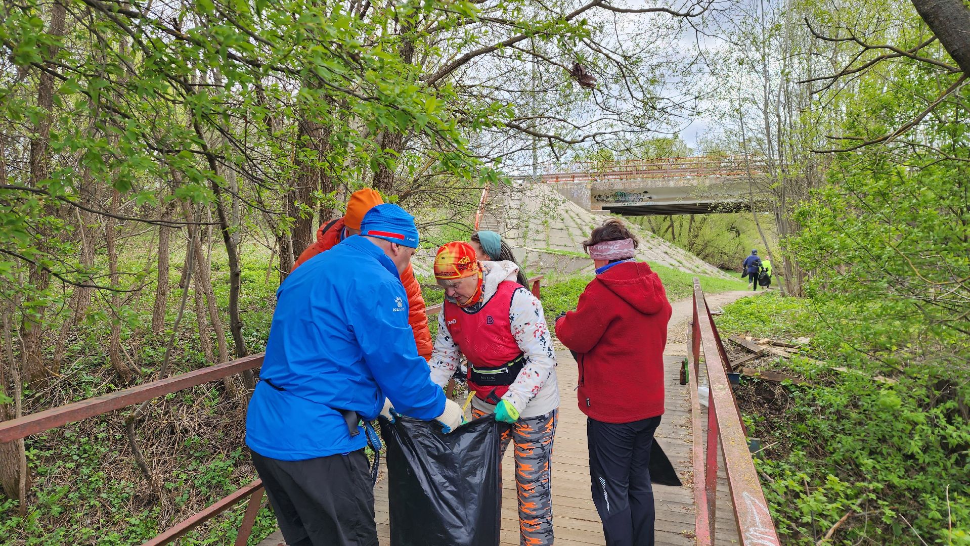 истра, субботник, плоггинг,  бег в парке,