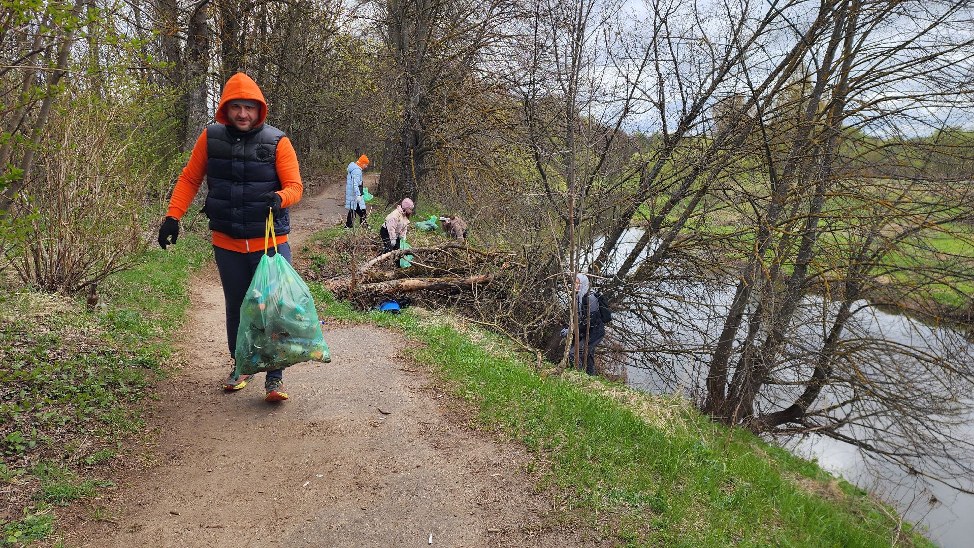 истра, субботник, плоггинг,  бег в парке,