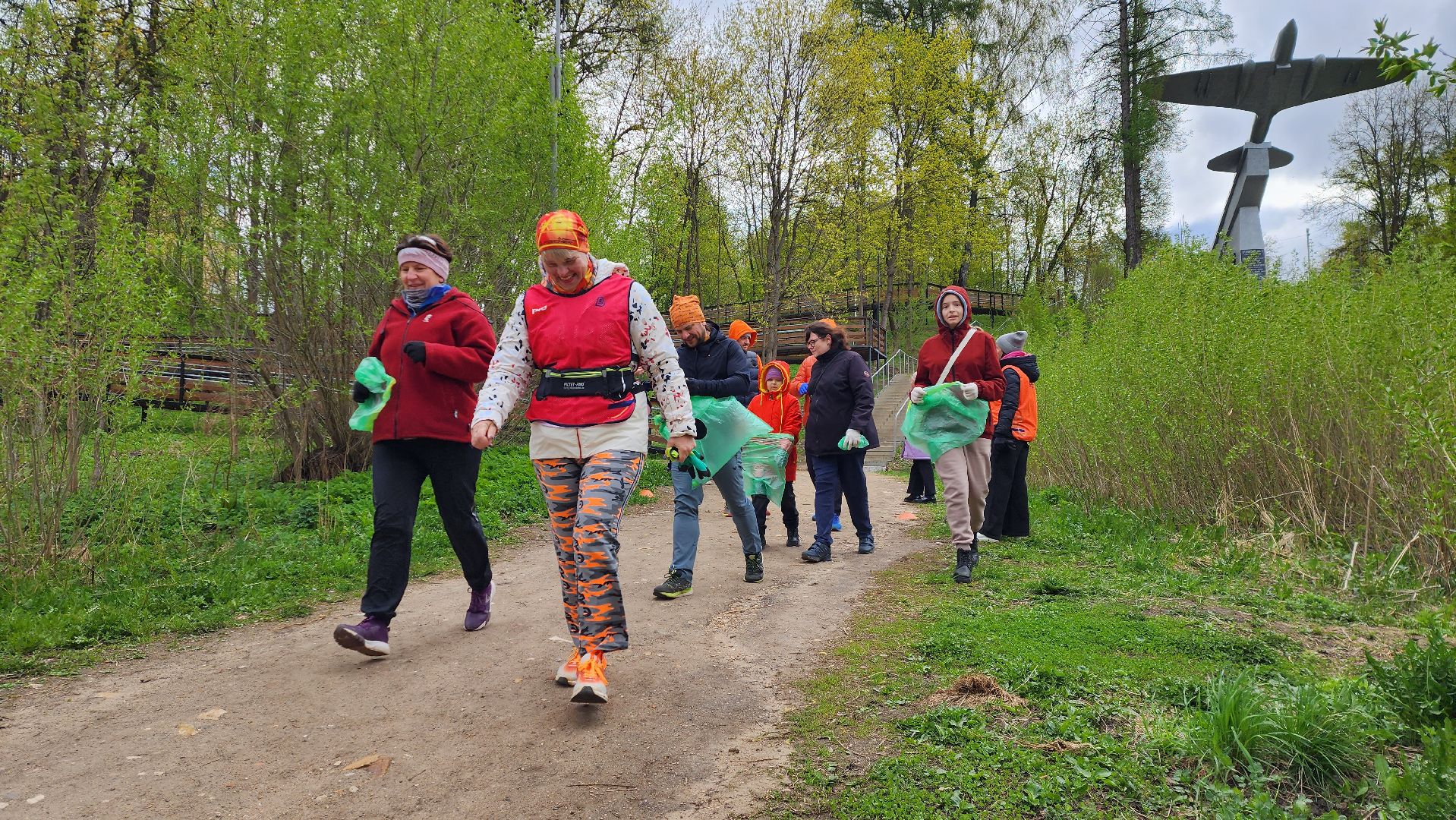 истра, субботник, плоггинг,  бег в парке,
