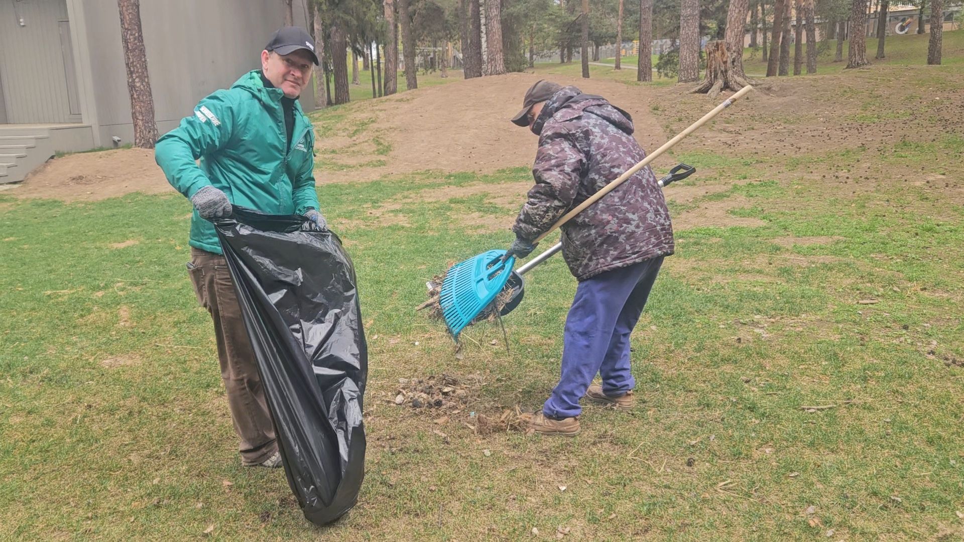 субботник, жуковский, парк, уборка,