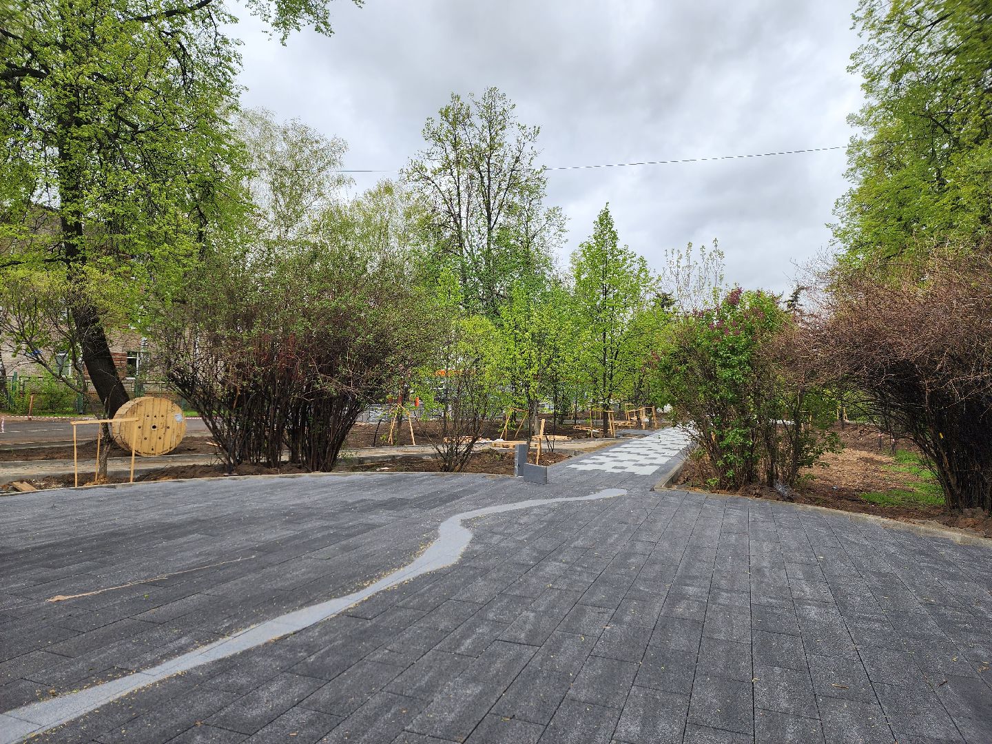 королёв, благоустройство, сквер у проходной ркк энергия в королеве,