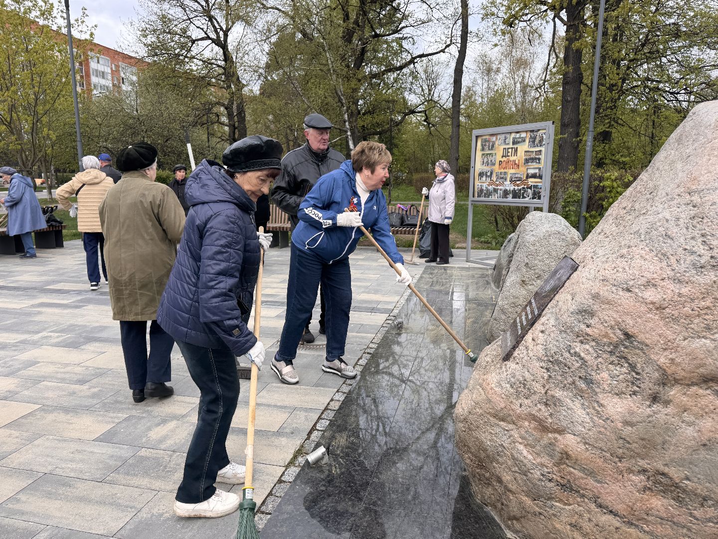 Ликквидаторы ЧАЭС, Одинцово, Субботник в Одинцово,