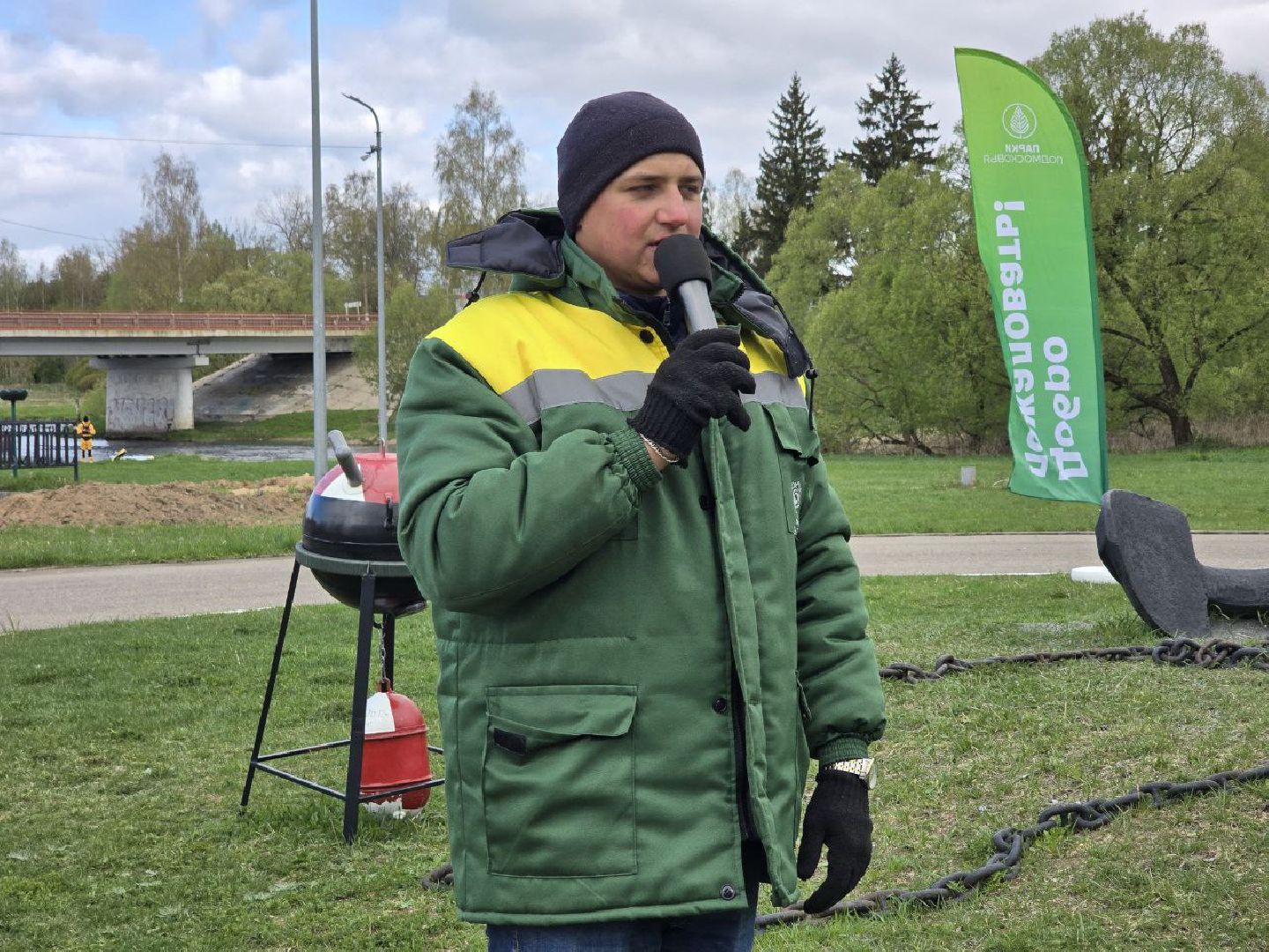 можайск, можайский муниципальный округ, подмосковье, субботник, общеобластной субботник, парк , городской парк, центральная площадка,