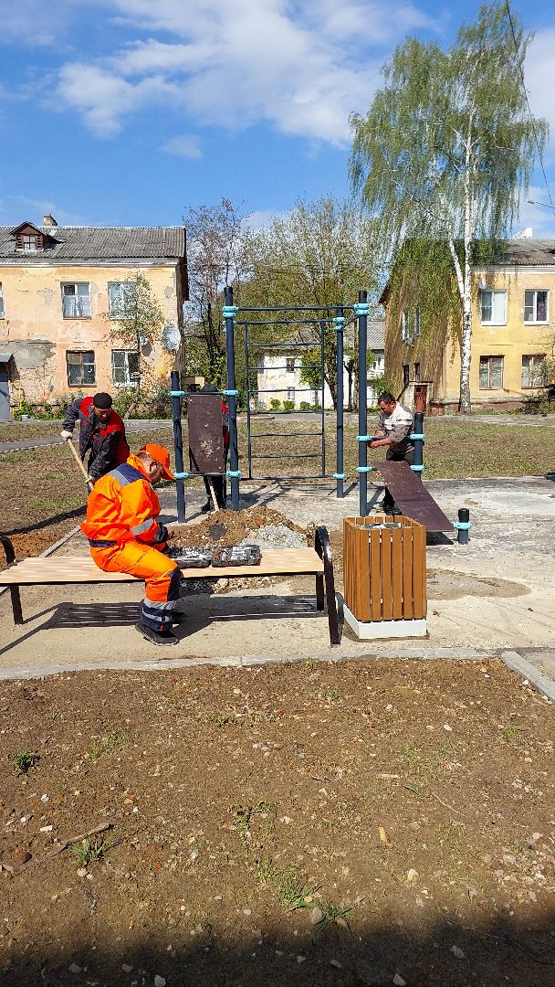 доброе дело, добродел, благоустройство, серпухов, площадка, двор,