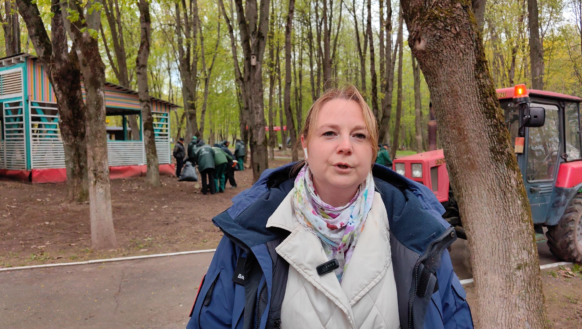 субботник, парк, мусор, листва,