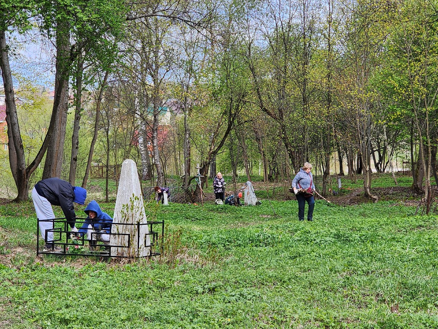 сергиев посад,  субботник, Кладбище,