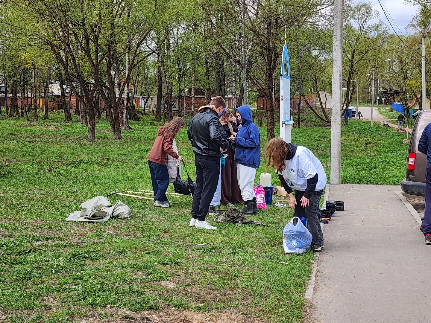 сергиев посад,  субботник, Кладбище,