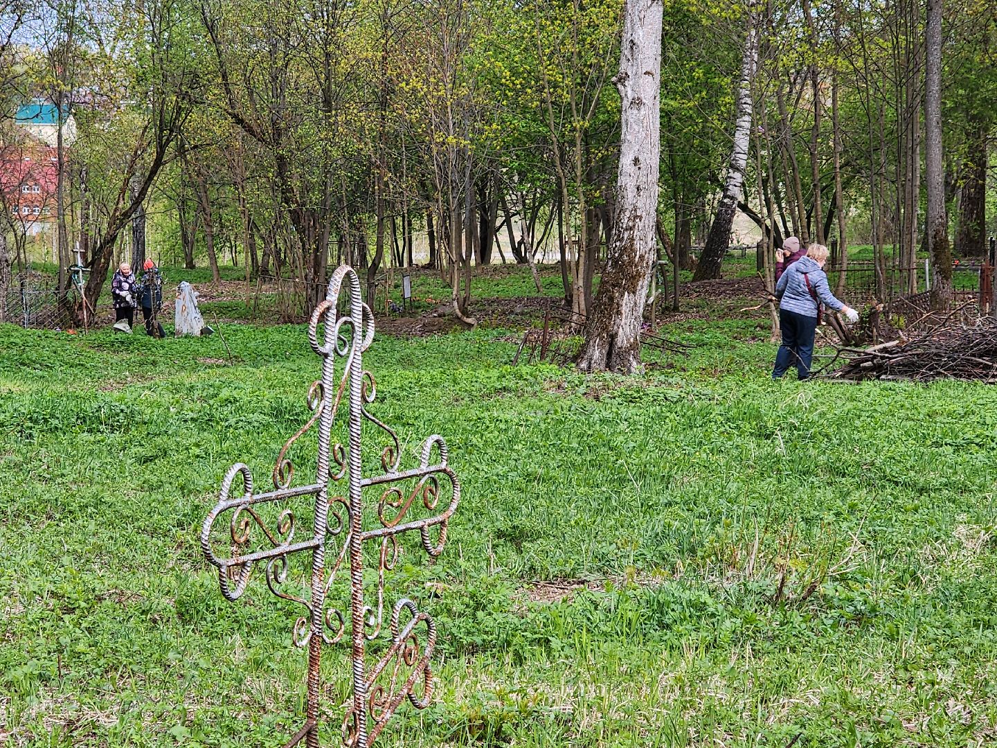 сергиев посад,  субботник, Кладбище,