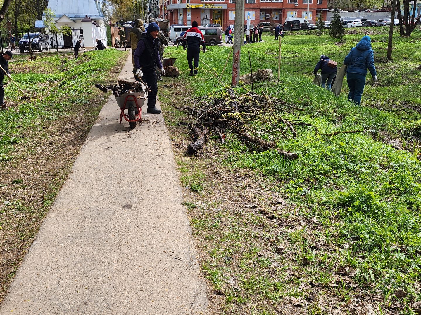 сергиев посад,  субботник, Кладбище,