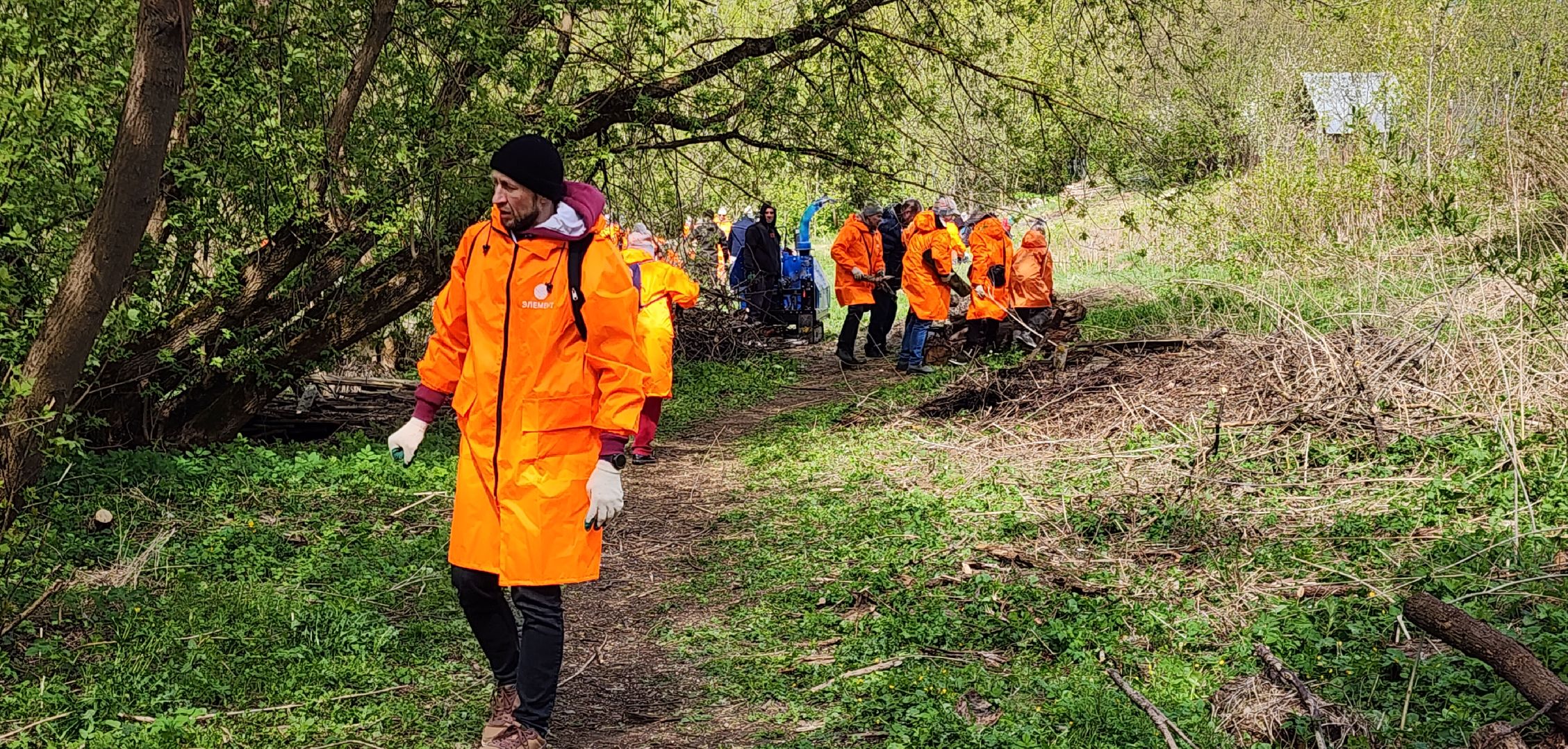 всероссийский субботник, волонтры звенигорода, эко-тропа, 80-летие победы,