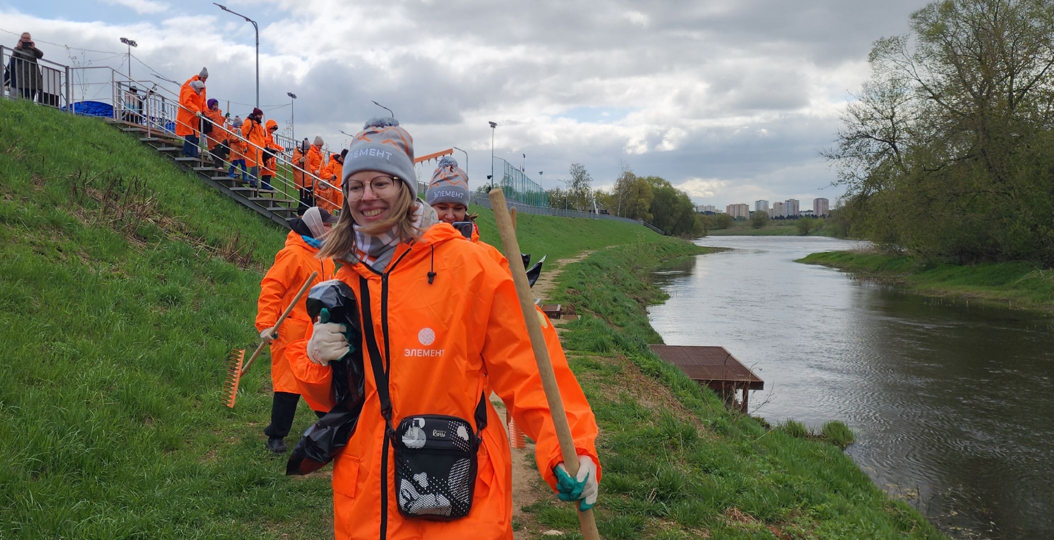 всероссийский субботник, волонтры звенигорода, эко-тропа, 80-летие победы,
