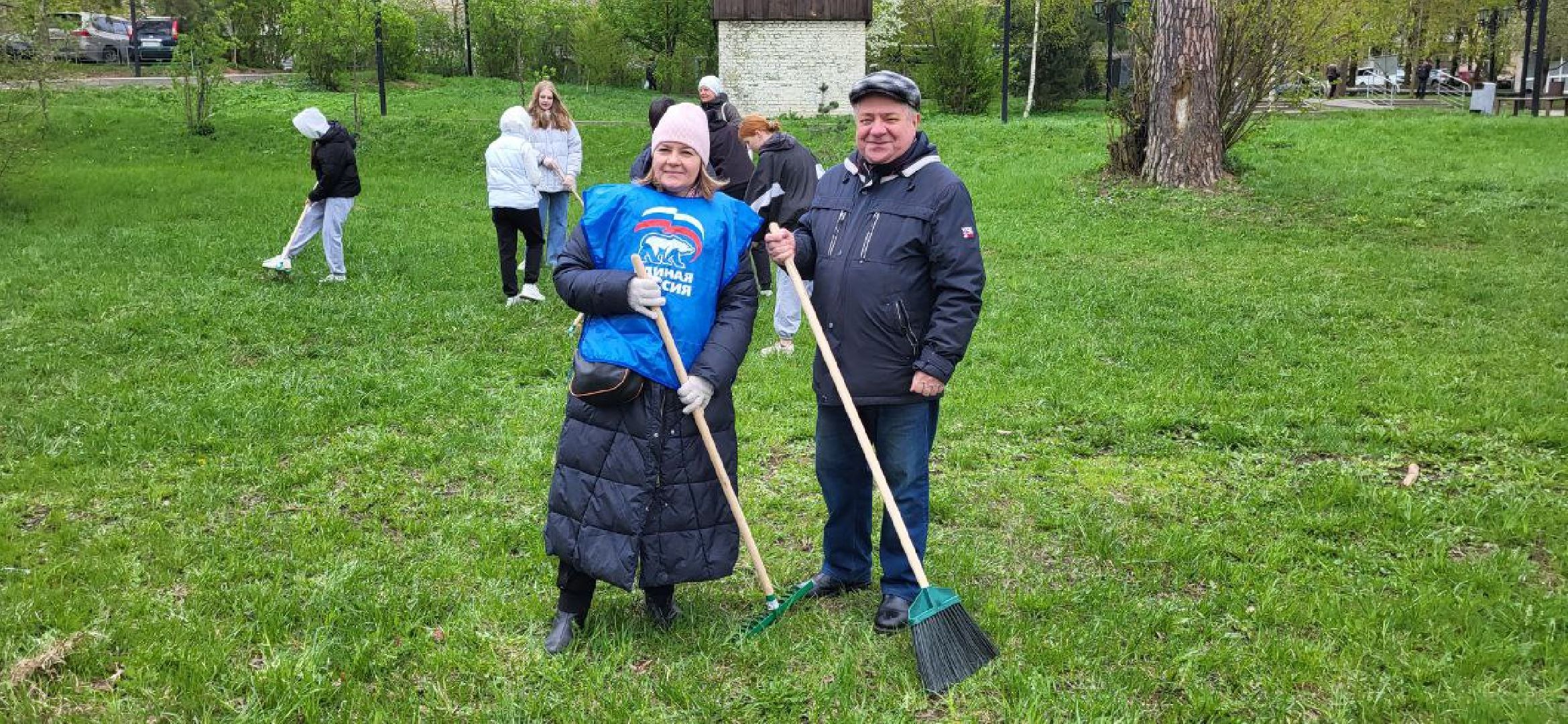 школа попова, субботник власиха,  всероссийский субботник, уборка города,власиха школа попова,