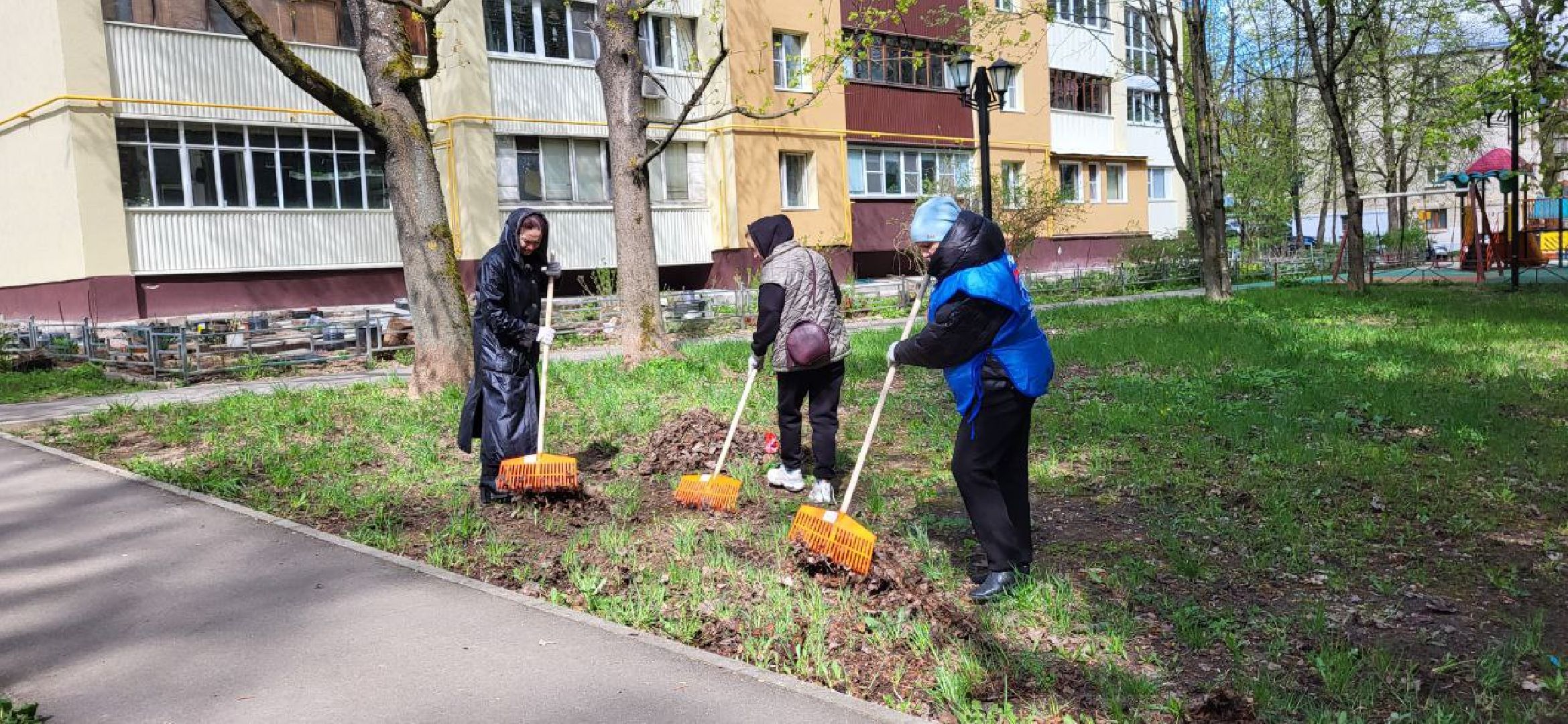 школа попова, субботник власиха,  всероссийский субботник, уборка города,власиха школа попова,