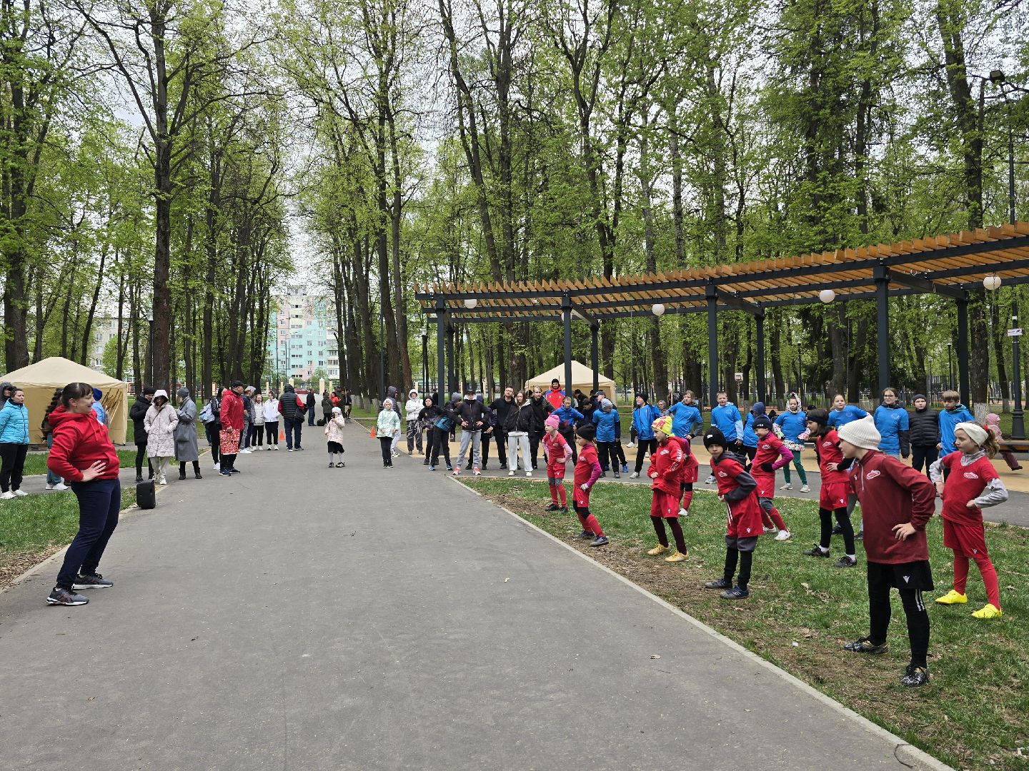 Коломна, парк мира в коломне, парковая атлетика,спортивное мероприятие,