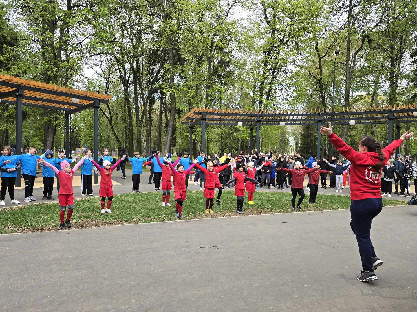 Коломна, парк мира в коломне, парковая атлетика,спортивное мероприятие,