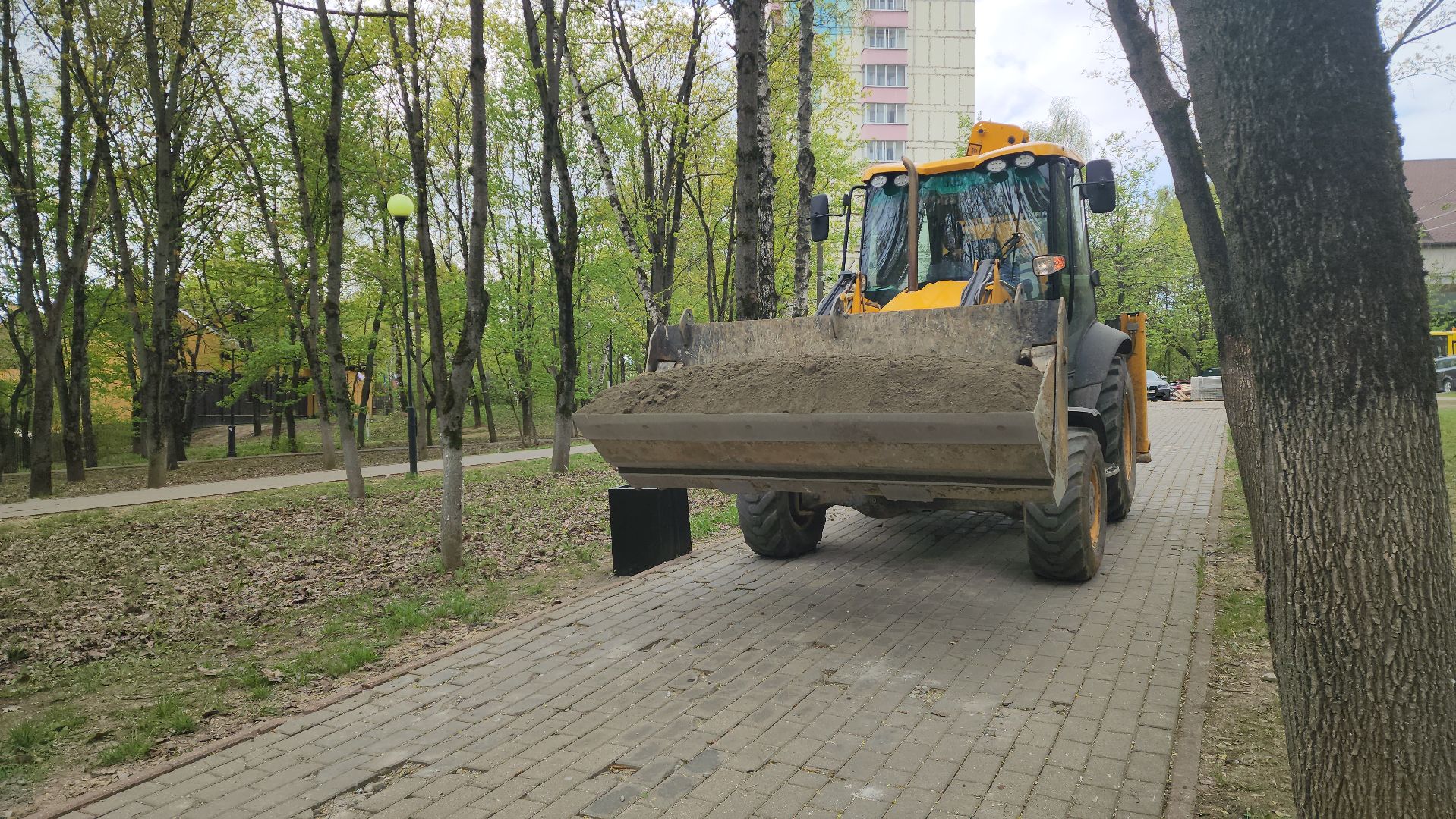 день победы, благоустройство, плитка,